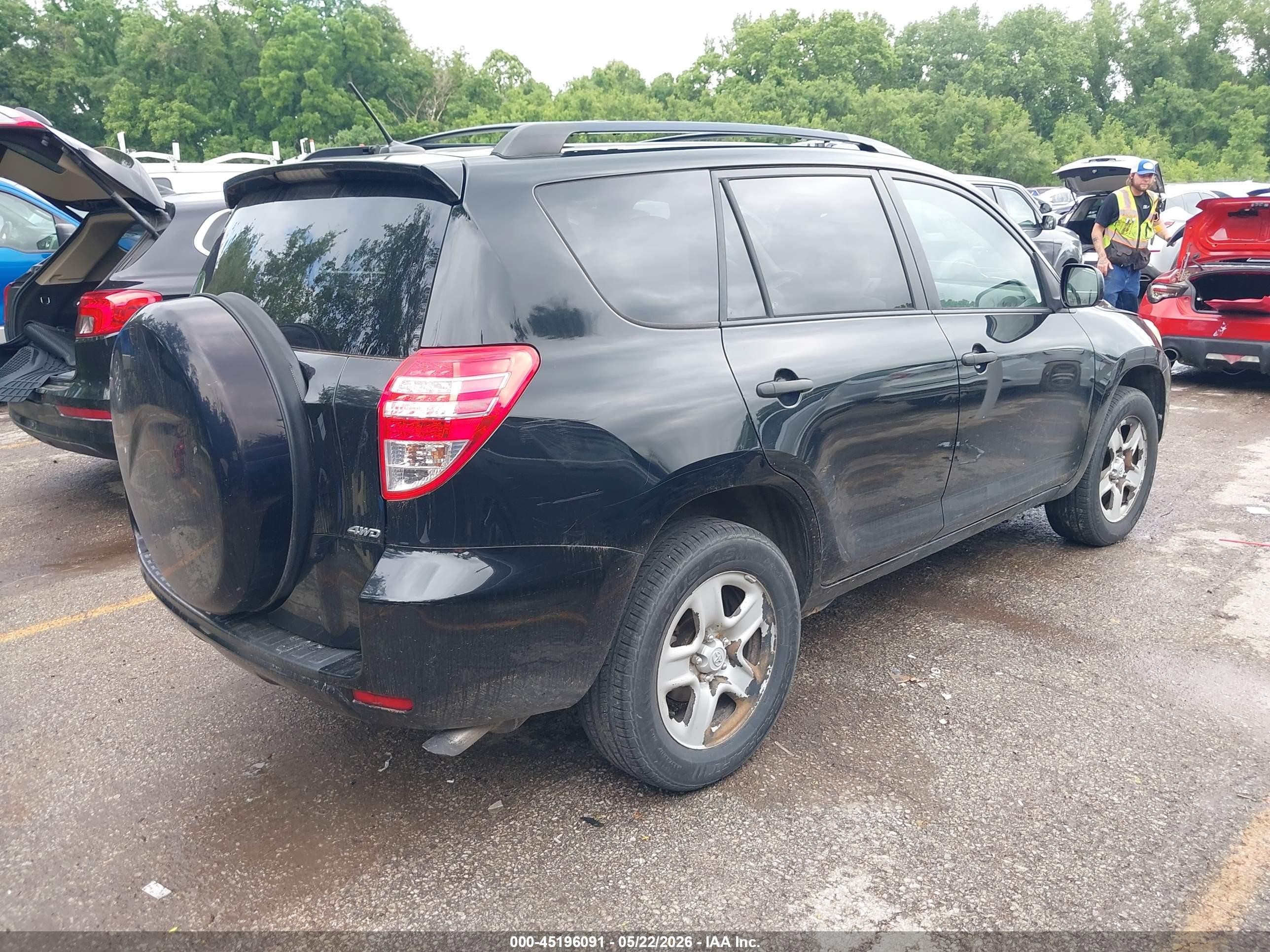 2012 Toyota Rav4   Black vin: 2T3BF4DV6CW269625