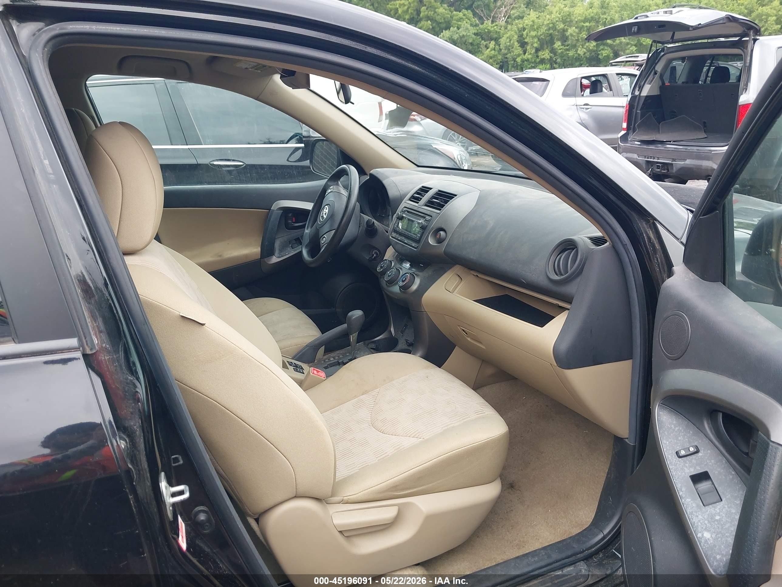 2012 Toyota Rav4   Black vin: 2T3BF4DV6CW269625