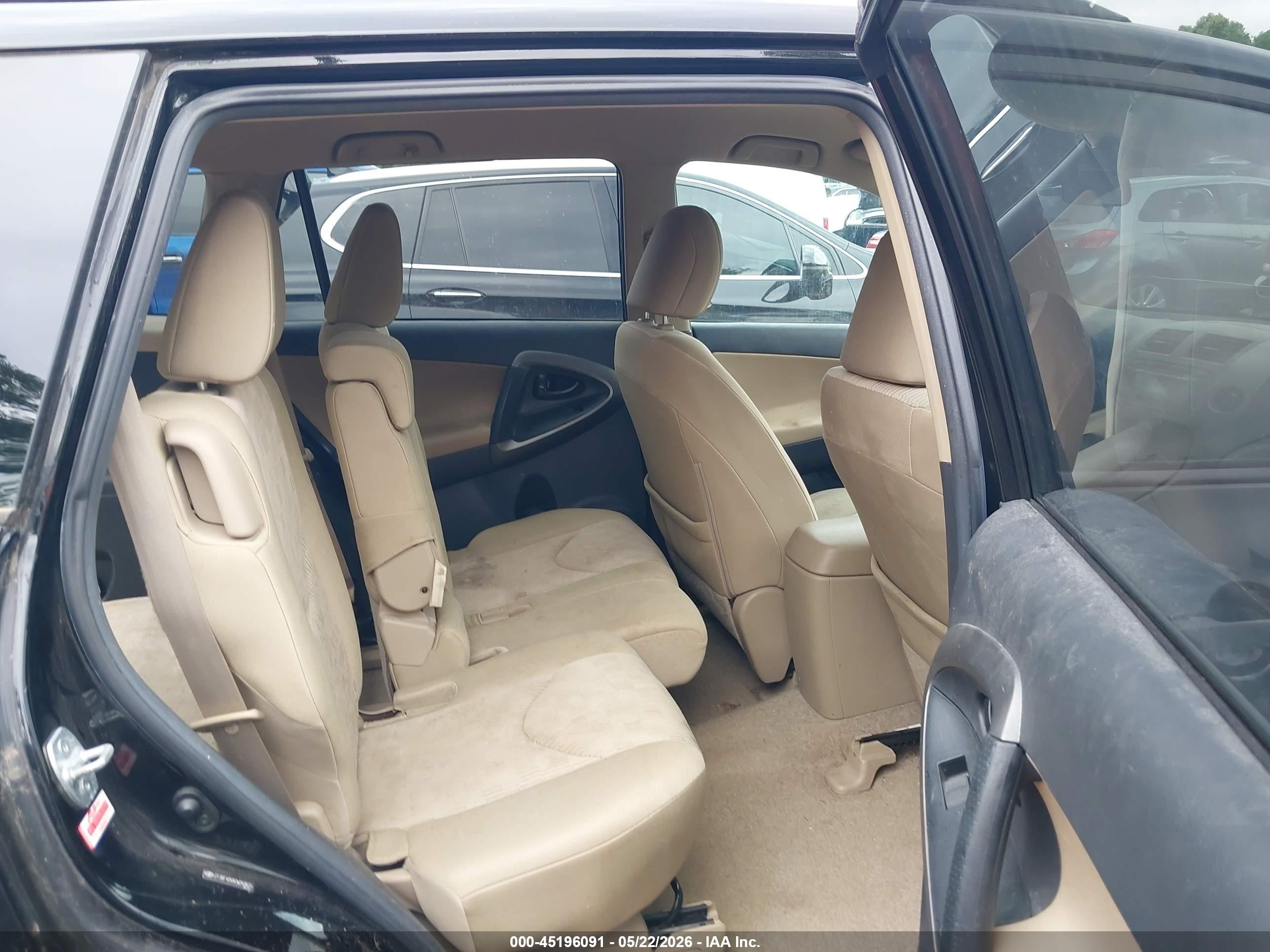 2012 Toyota Rav4   Black vin: 2T3BF4DV6CW269625