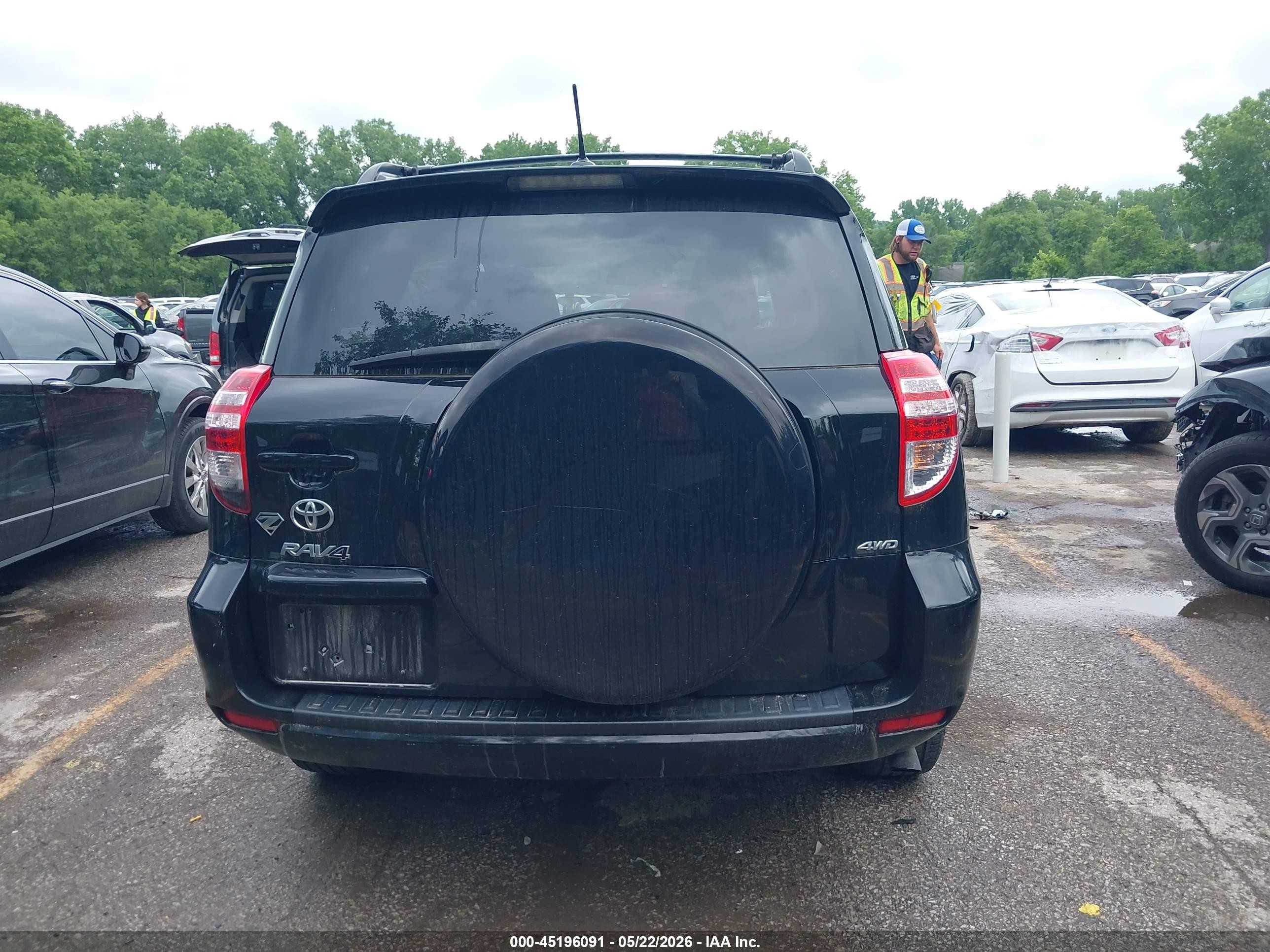 2012 Toyota Rav4   Black vin: 2T3BF4DV6CW269625