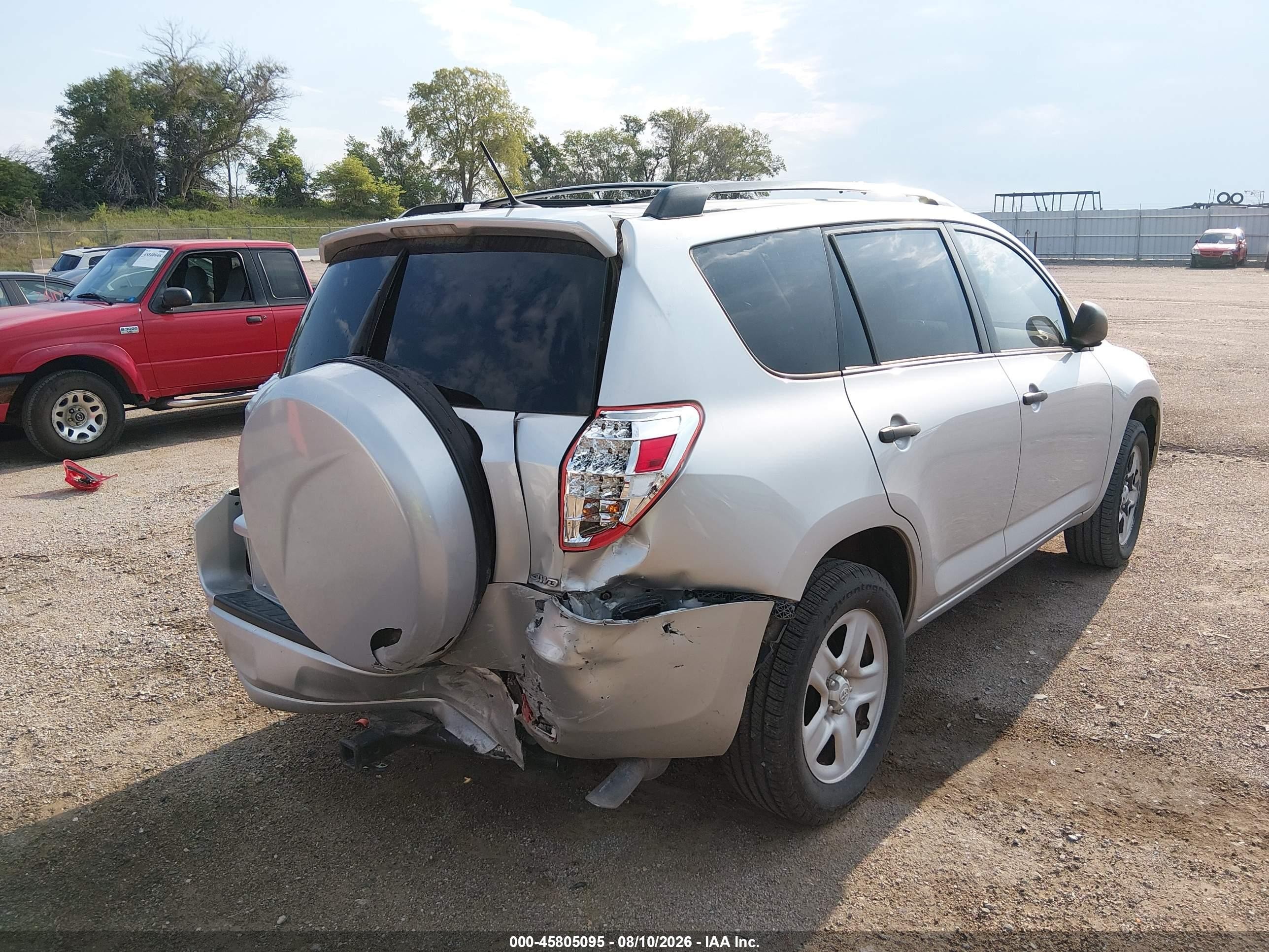 2012 Toyota Rav4   Silver vin: 2T3BF4DV6CW270273