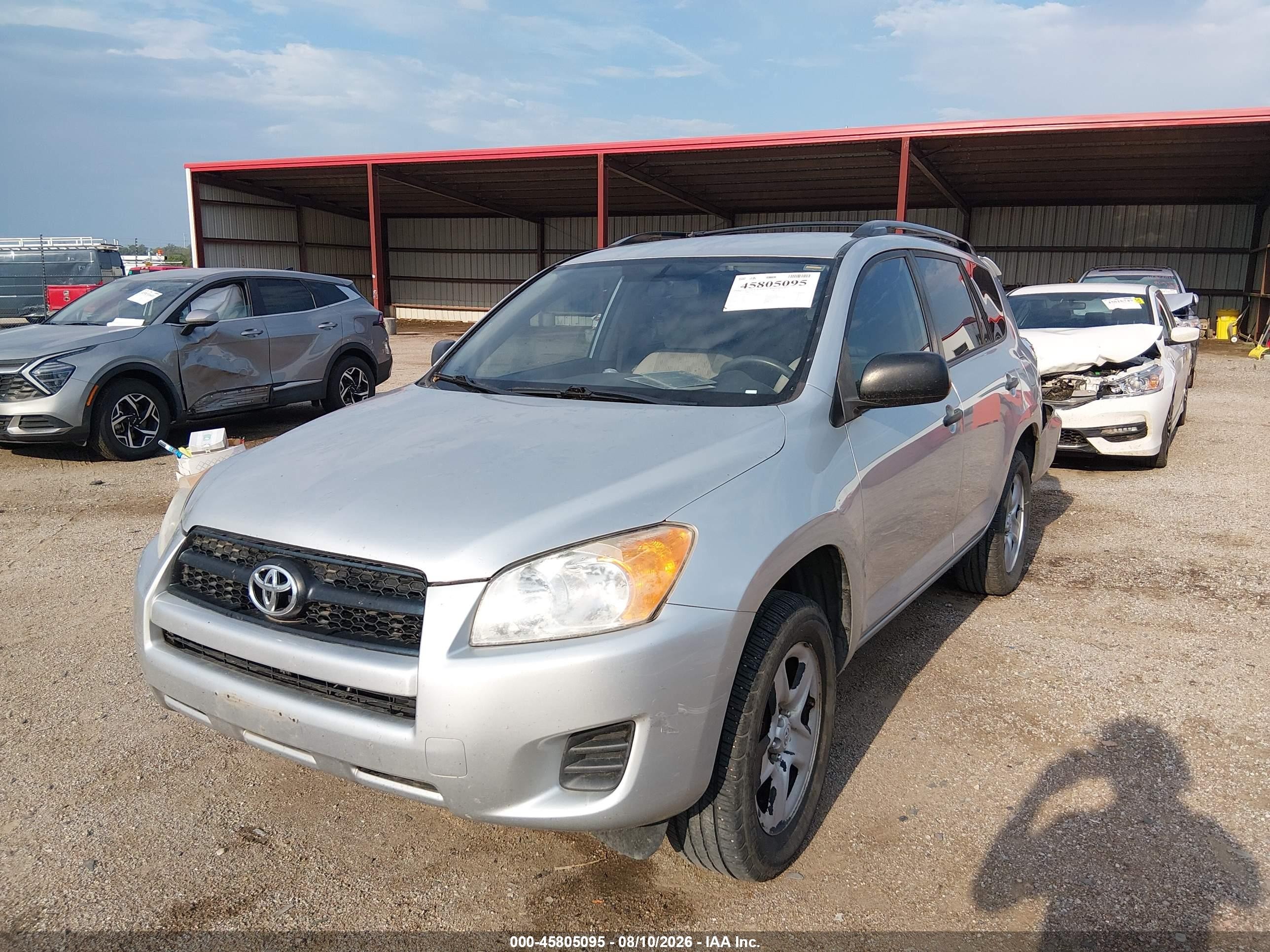 2012 Toyota Rav4   Silver vin: 2T3BF4DV6CW270273