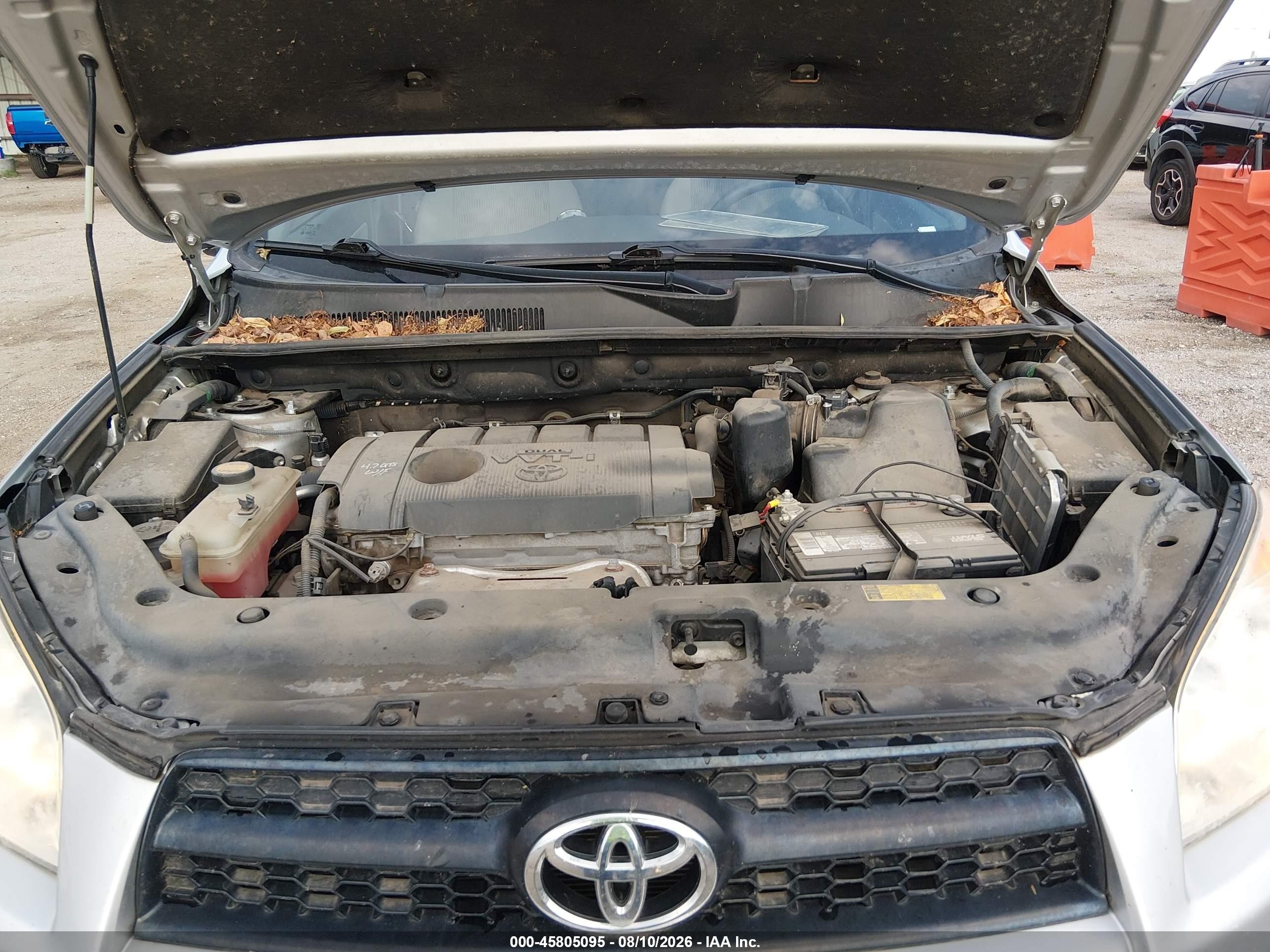 2012 Toyota Rav4   Silver vin: 2T3BF4DV6CW270273