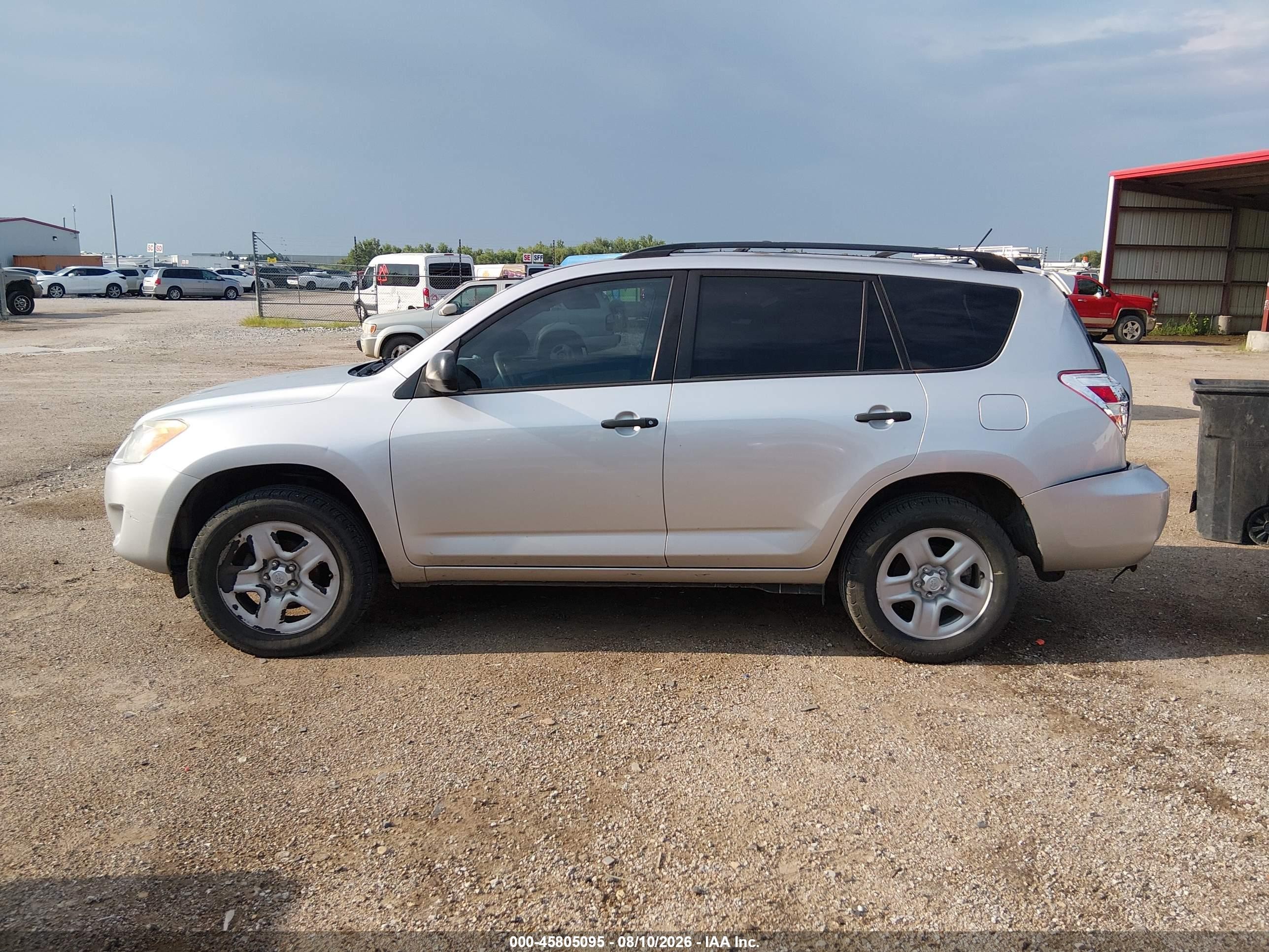 2012 Toyota Rav4   Silver vin: 2T3BF4DV6CW270273