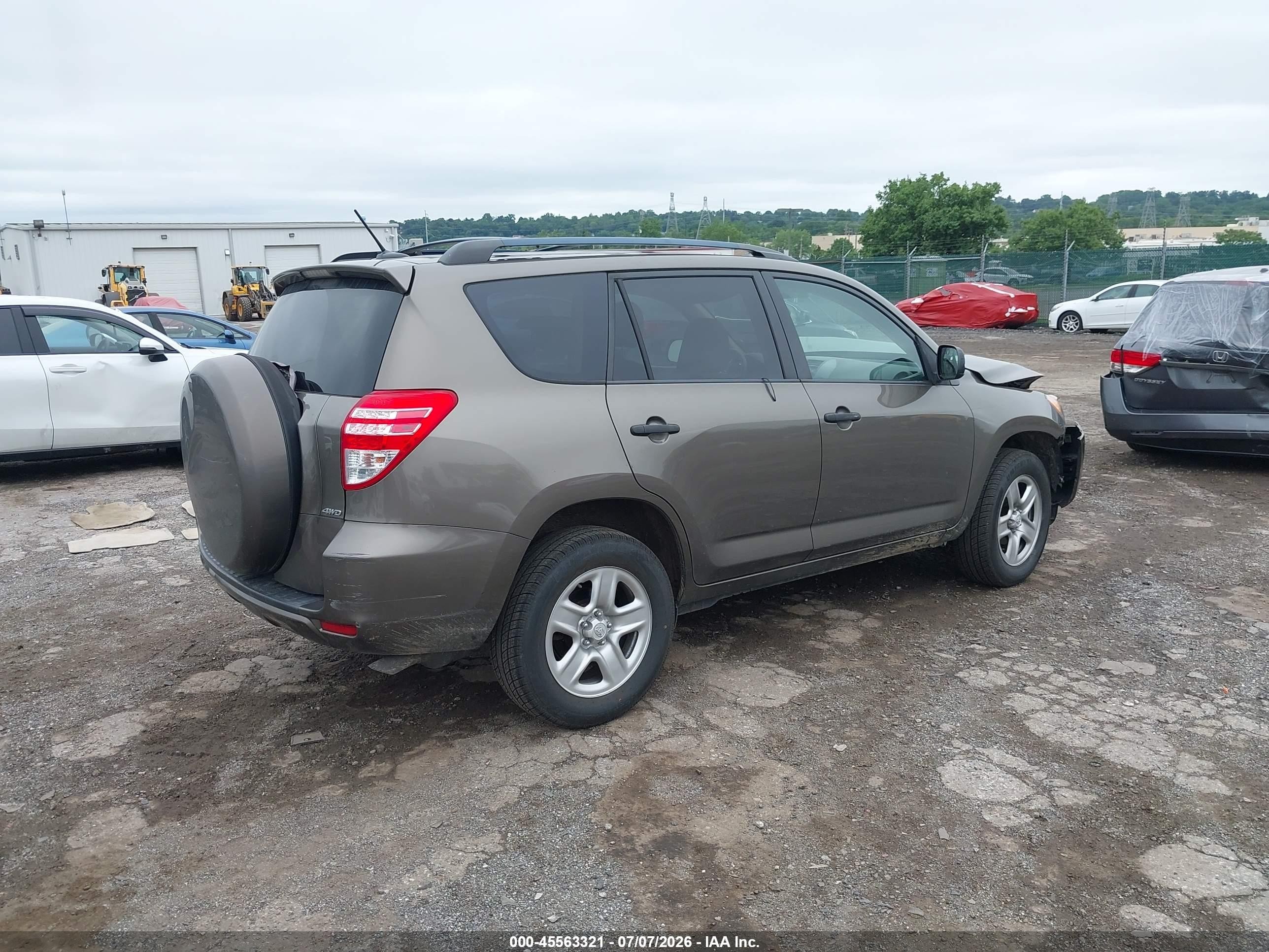 2010 Toyota Rav4   Gray vin: 2T3BF4DV7AW028833