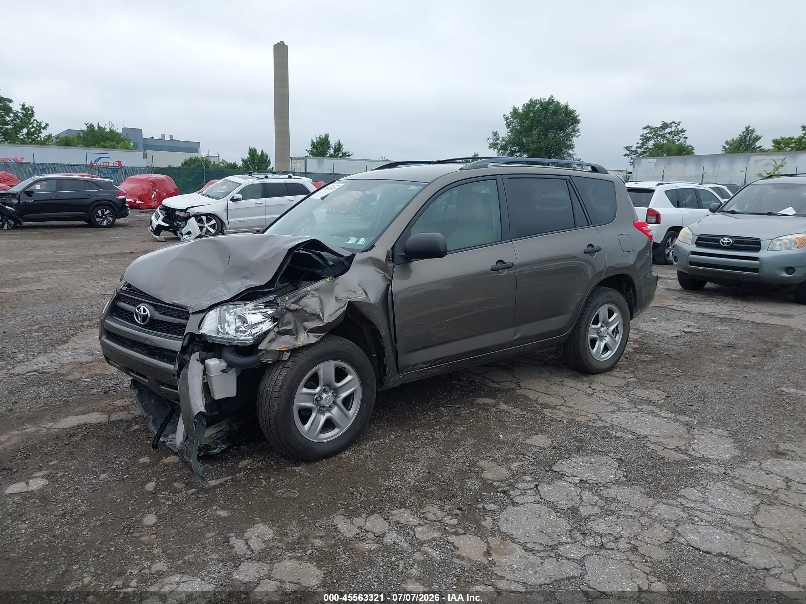 2010 Toyota Rav4   Gray vin: 2T3BF4DV7AW028833