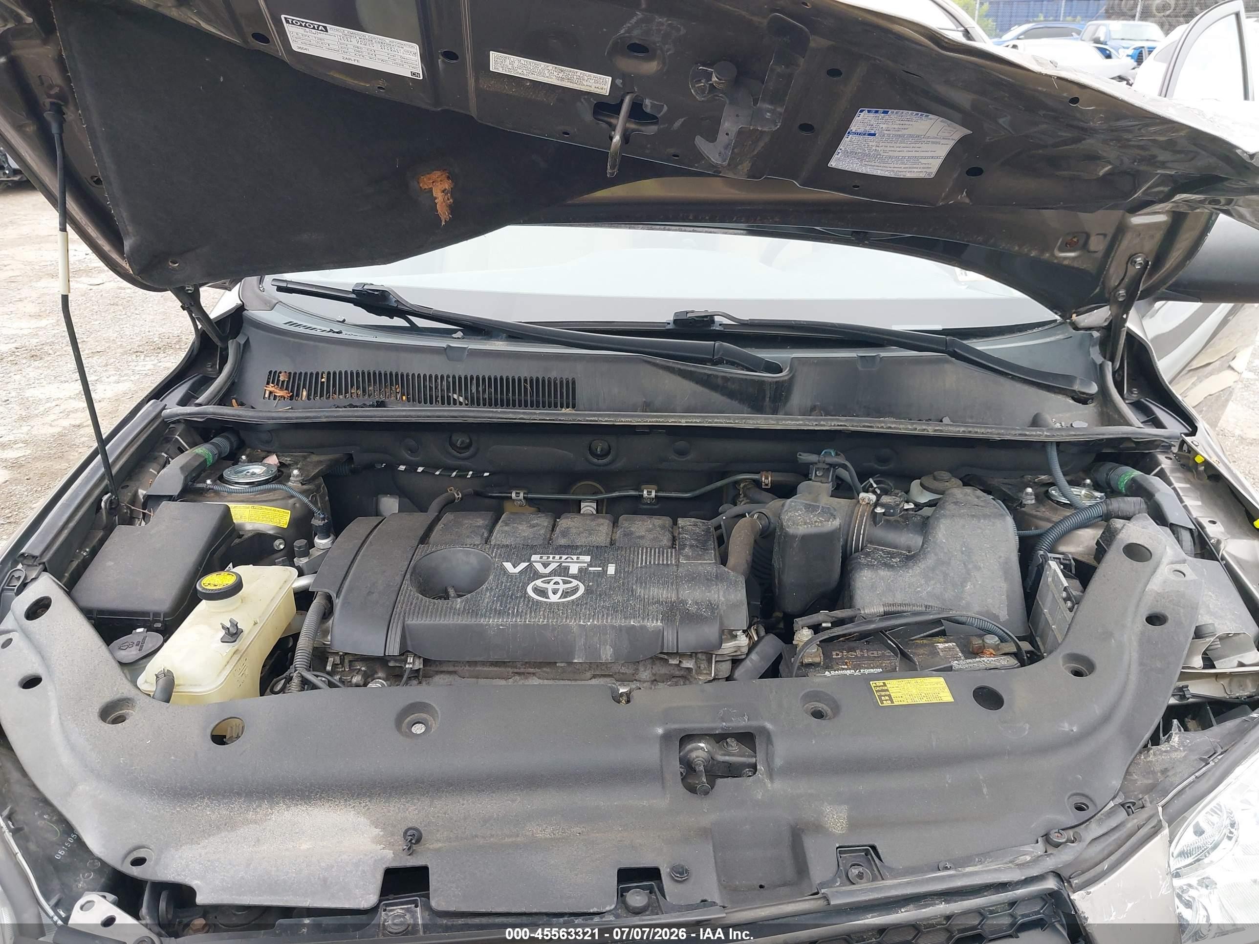 2010 Toyota Rav4   Gray vin: 2T3BF4DV7AW028833