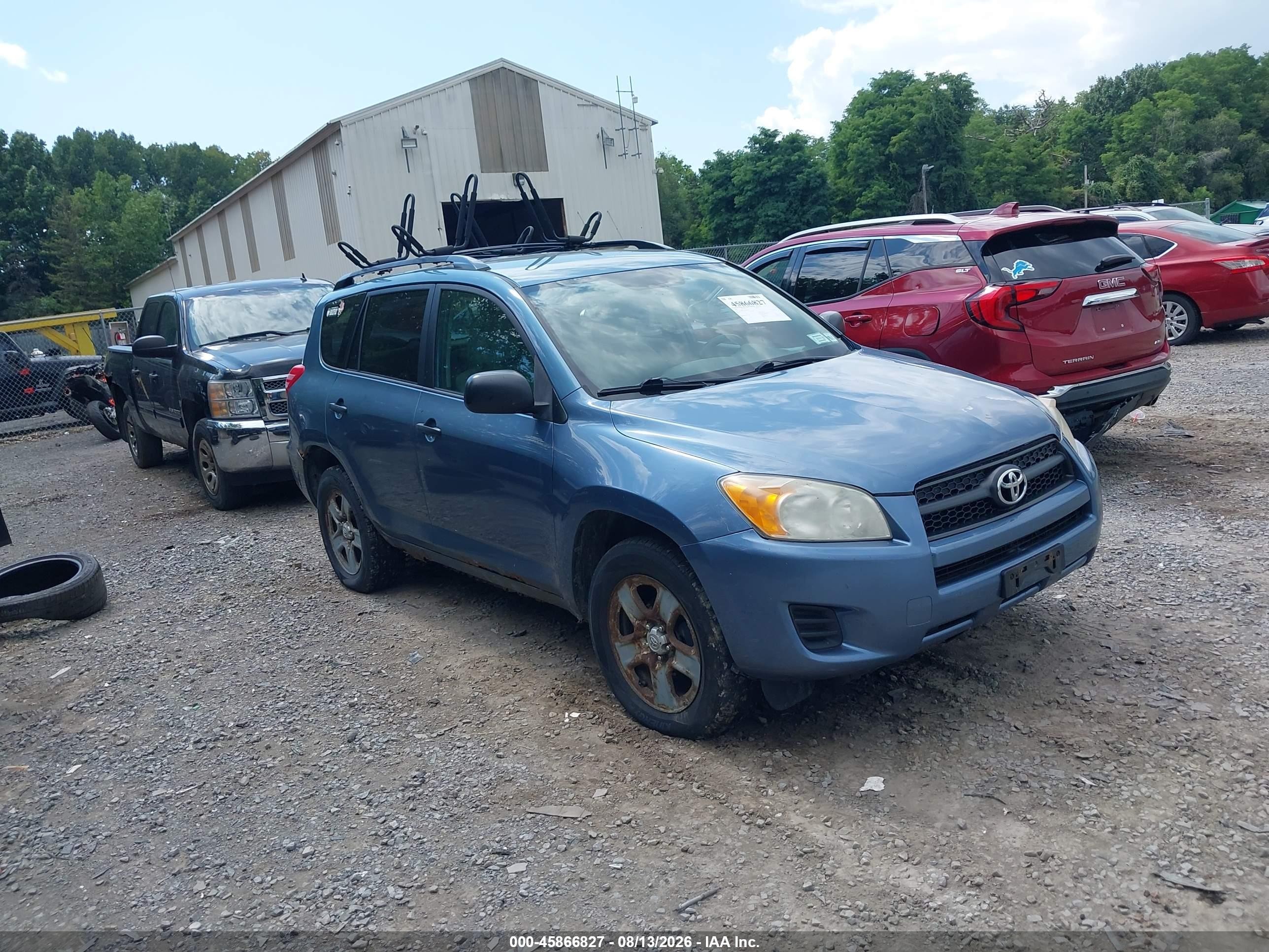 2010 Toyota Rav4   Blue vin: 2T3BF4DV7AW047768
