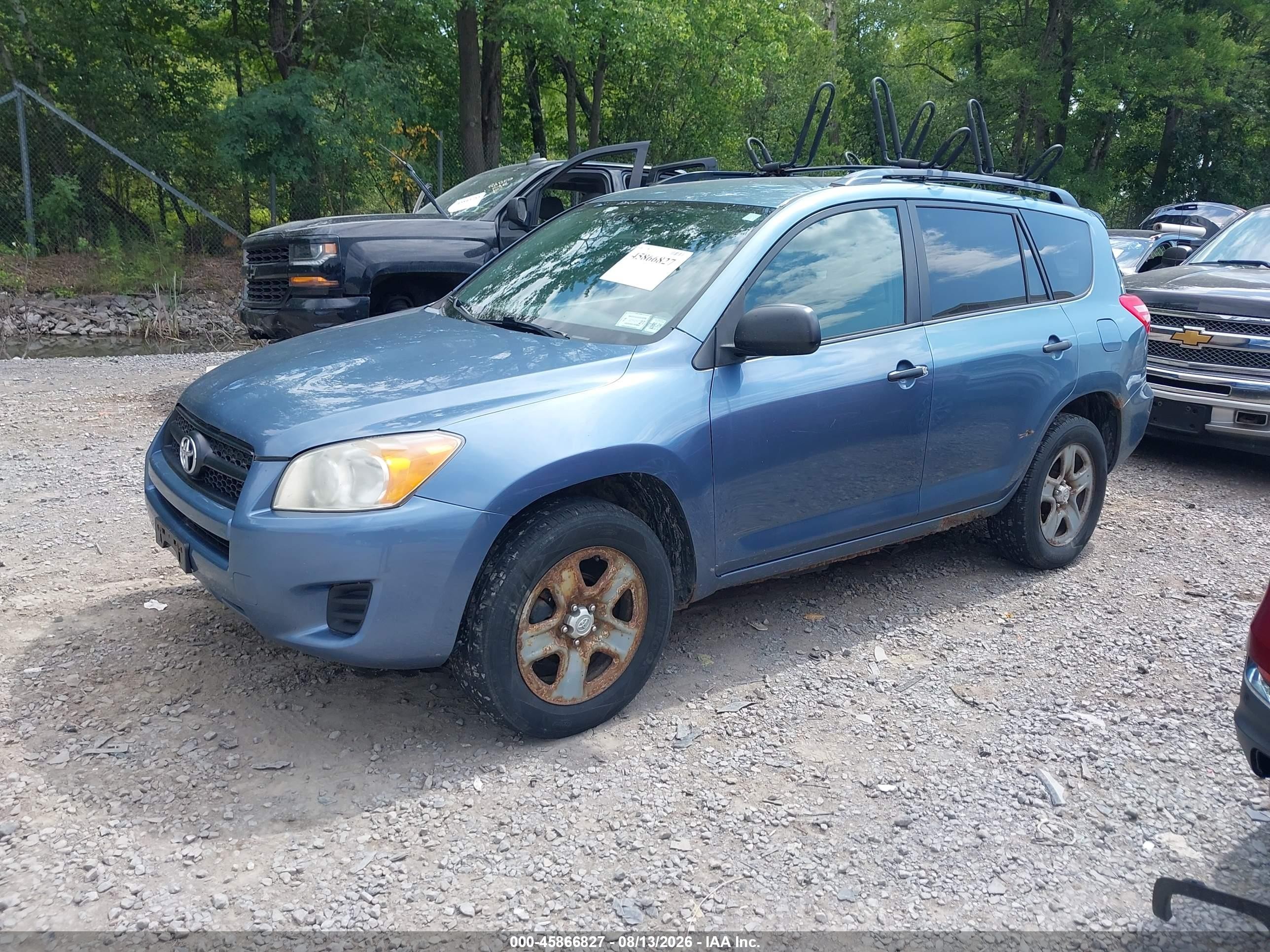 2010 Toyota Rav4   Blue vin: 2T3BF4DV7AW047768