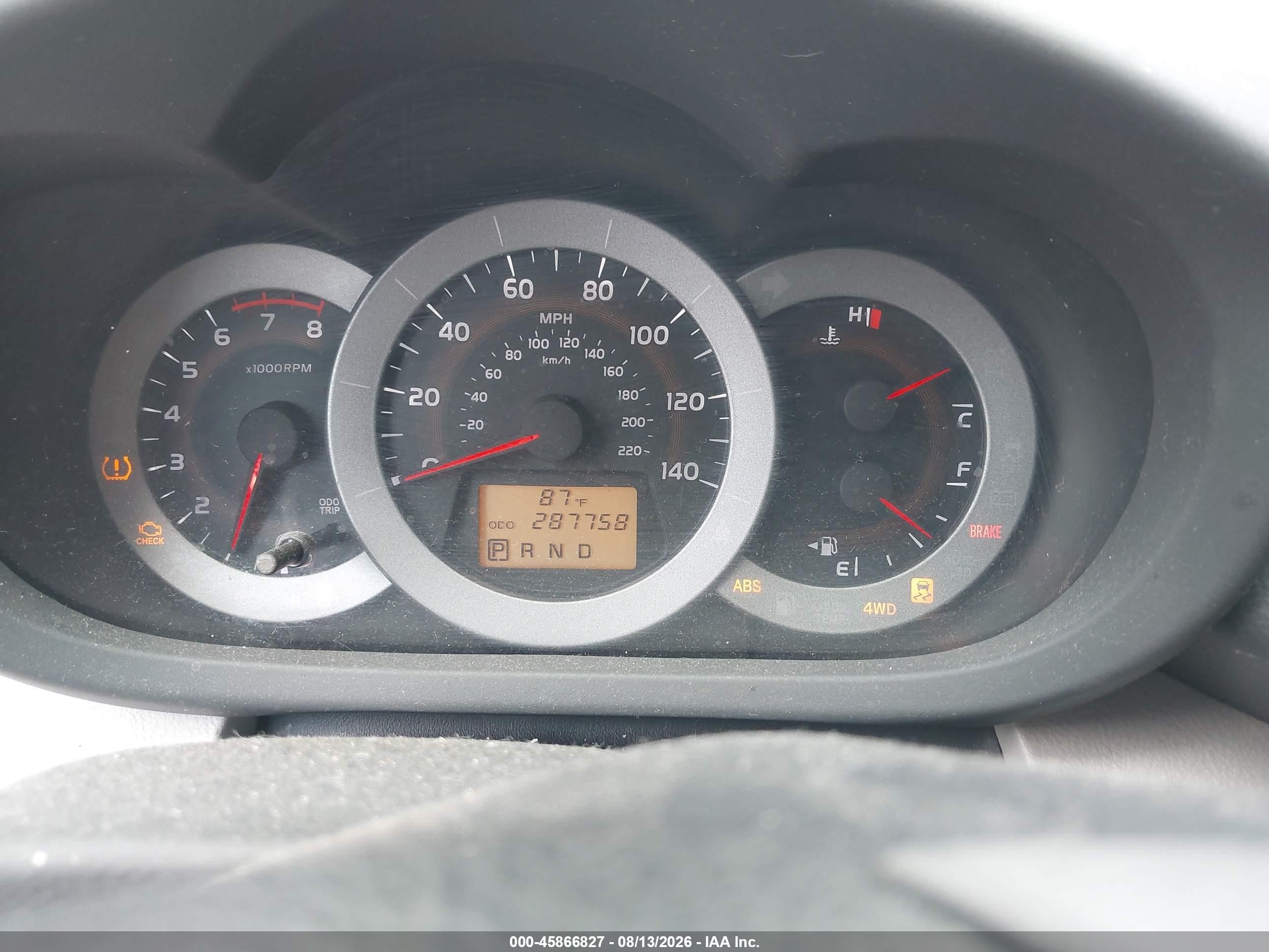 2010 Toyota Rav4   Blue vin: 2T3BF4DV7AW047768