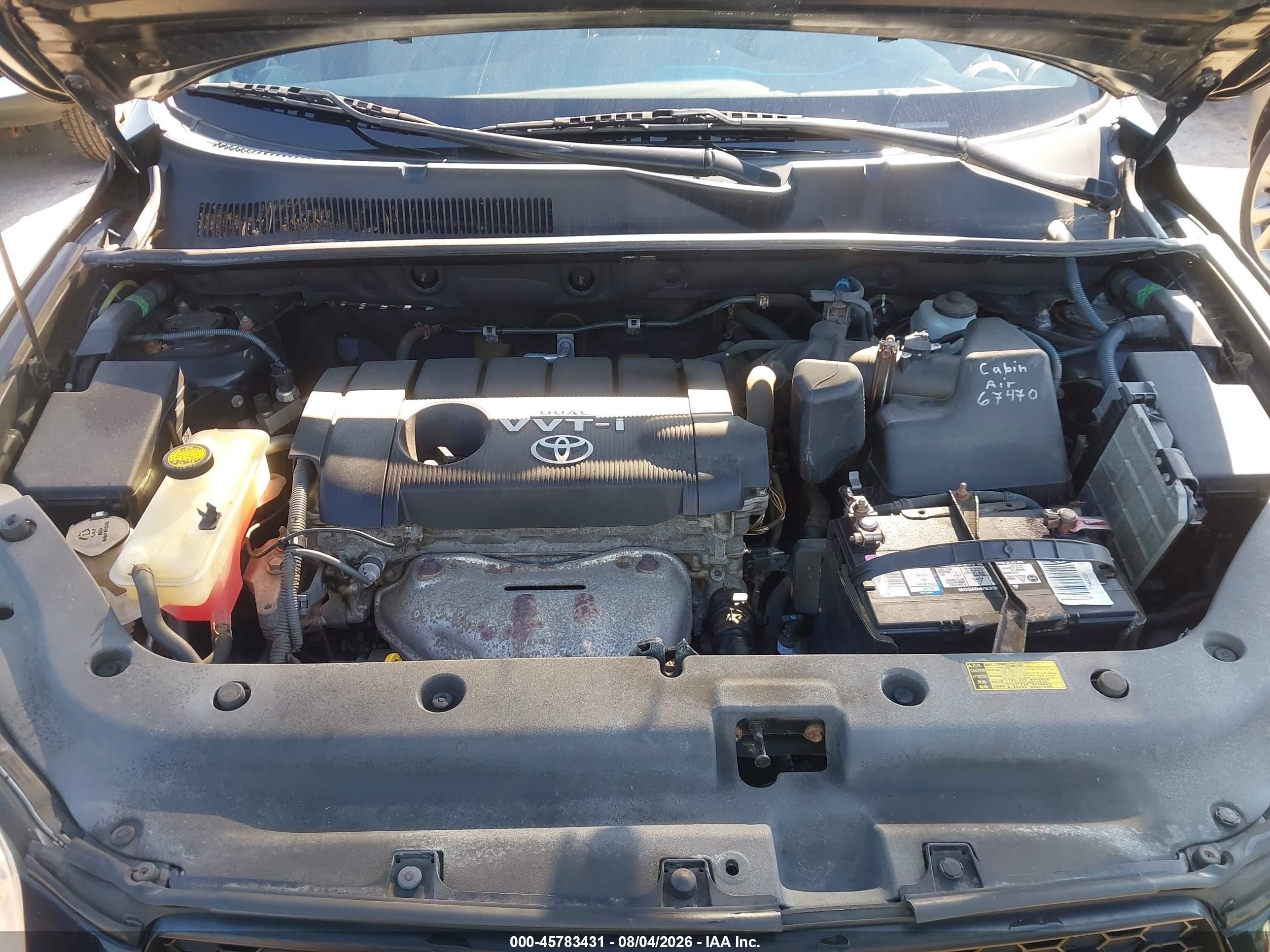 2010 Toyota Rav4   Черный vin: 2T3BF4DV7AW058883