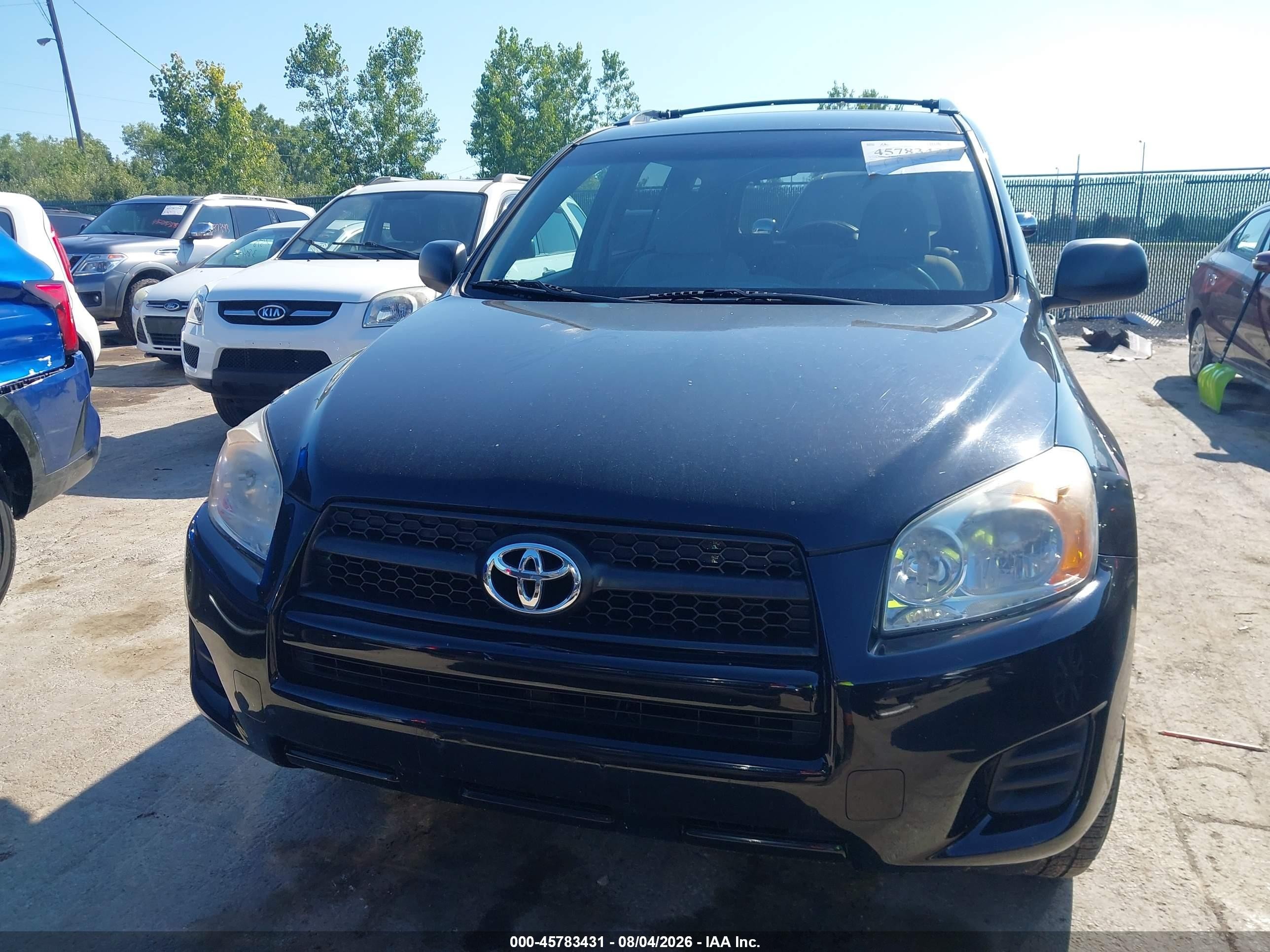 2010 Toyota Rav4   Черный vin: 2T3BF4DV7AW058883