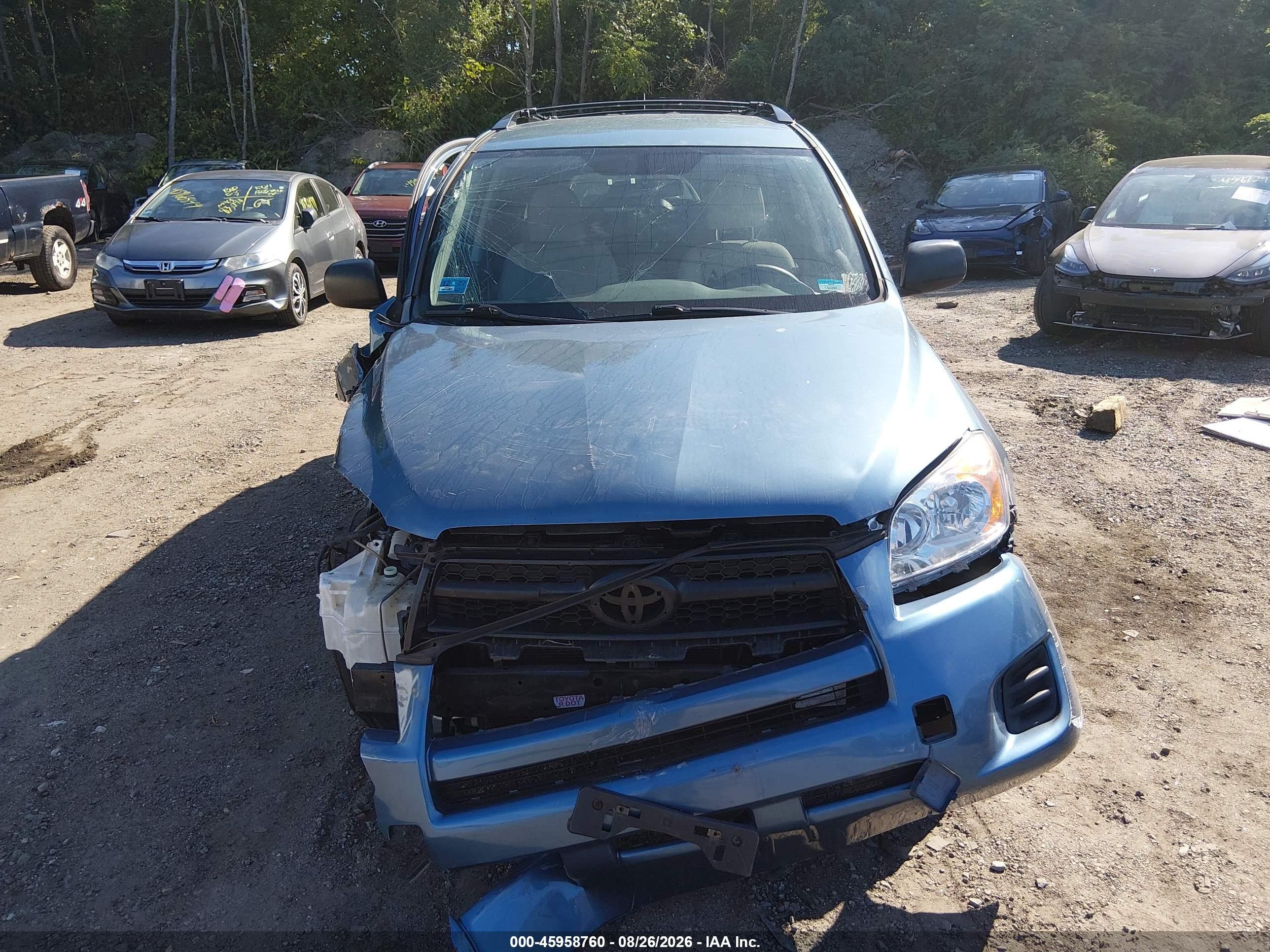 2010 Toyota Rav4   Blue vin: 2T3BF4DV7AW060326