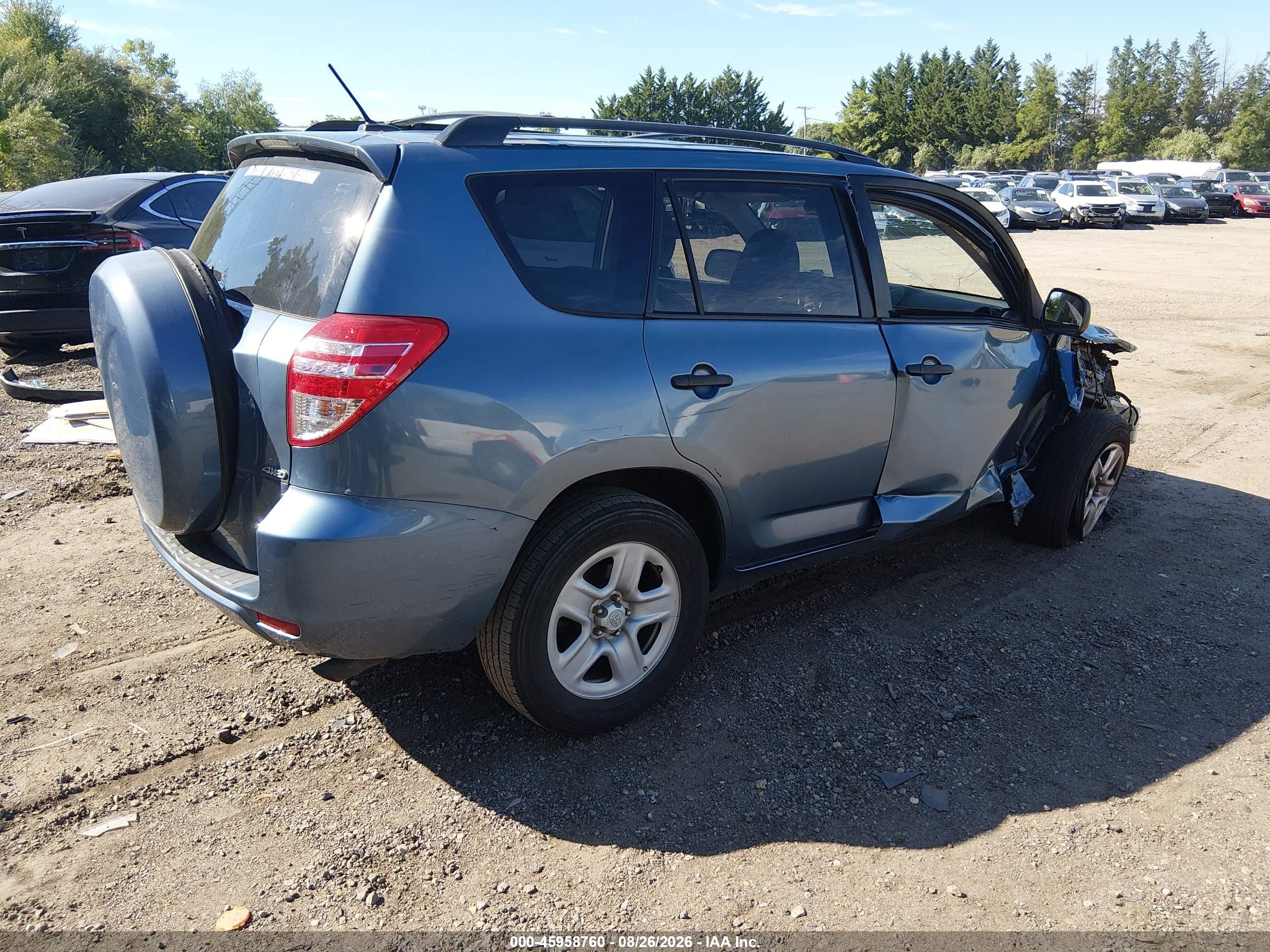 2010 Toyota Rav4   Blue vin: 2T3BF4DV7AW060326