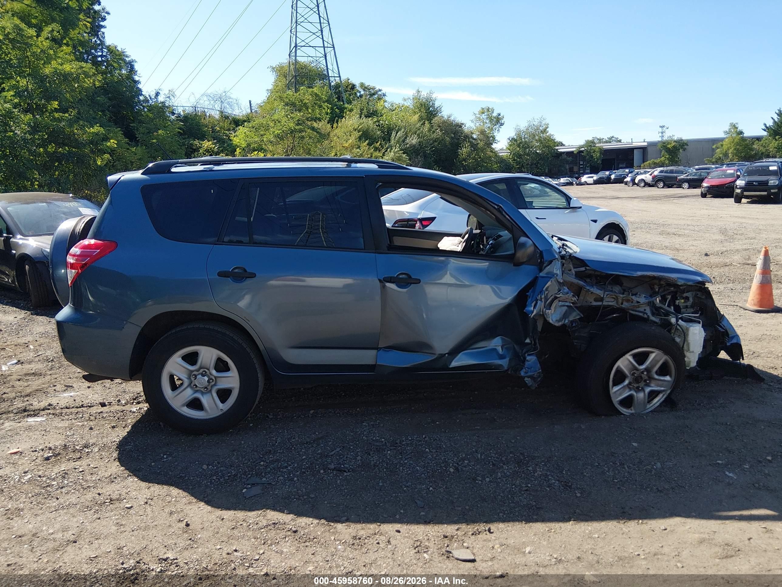 2010 Toyota Rav4   Blue vin: 2T3BF4DV7AW060326