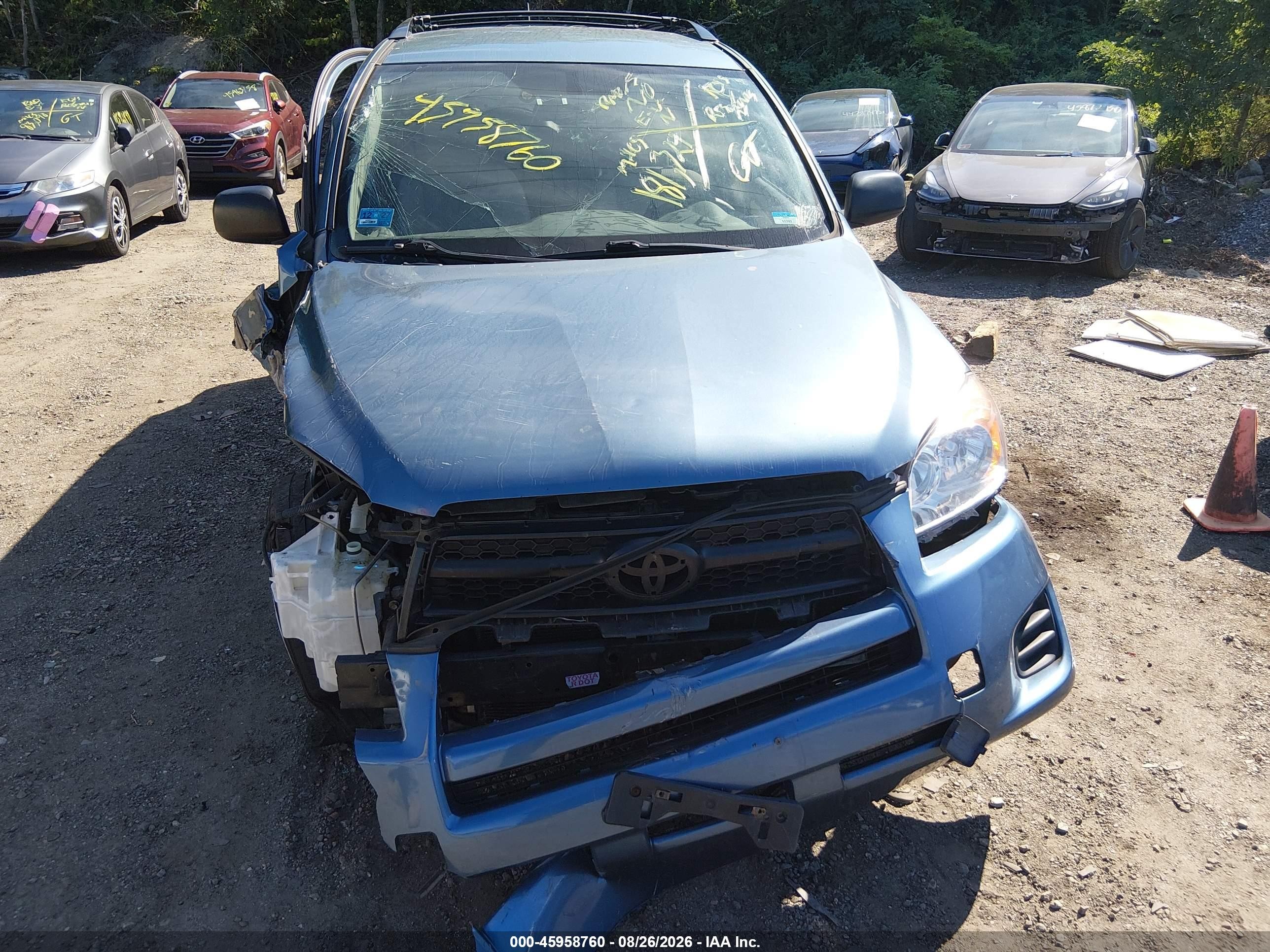 2010 Toyota Rav4   Blue vin: 2T3BF4DV7AW060326