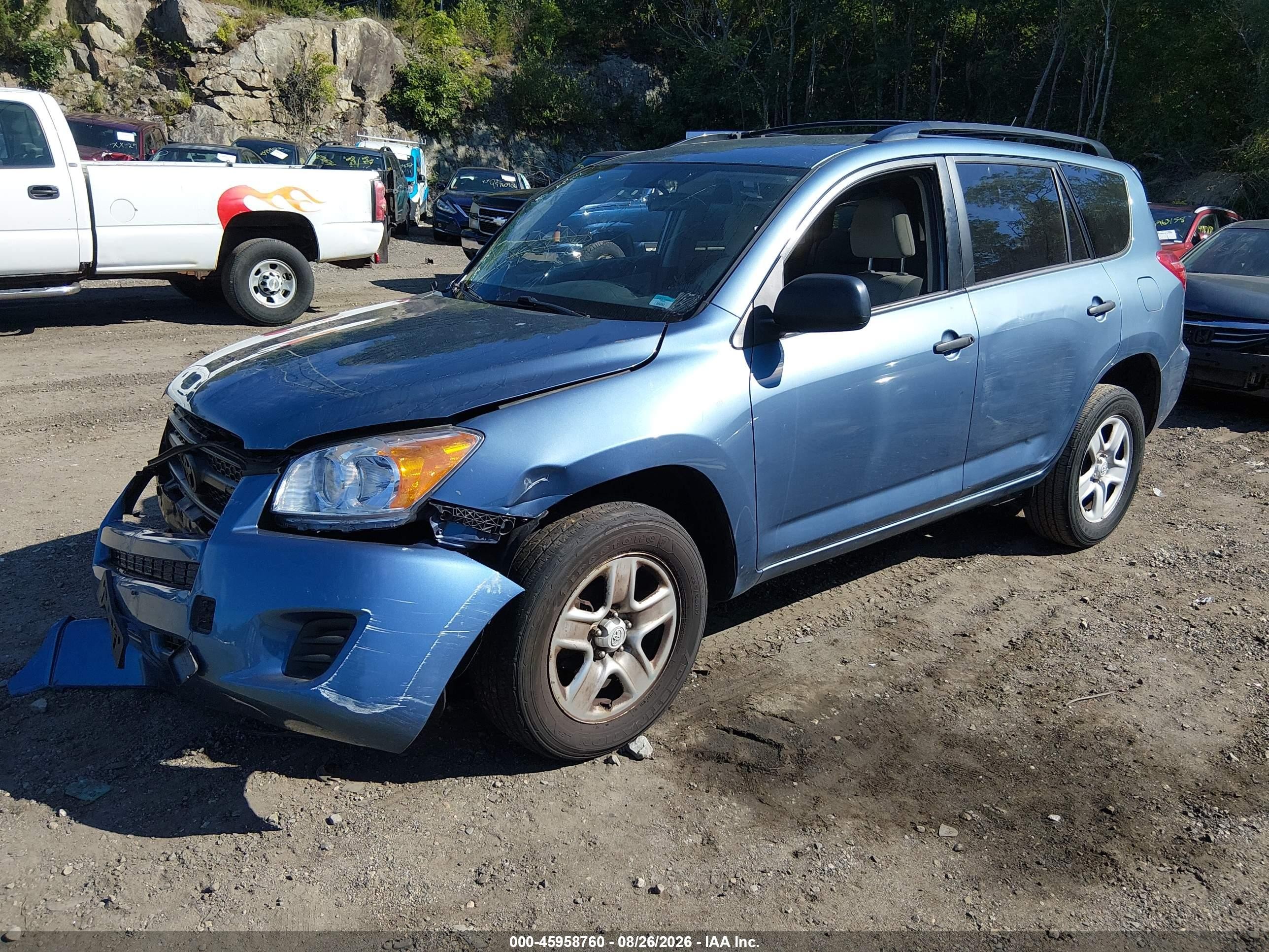 2010 Toyota Rav4   Blue vin: 2T3BF4DV7AW060326