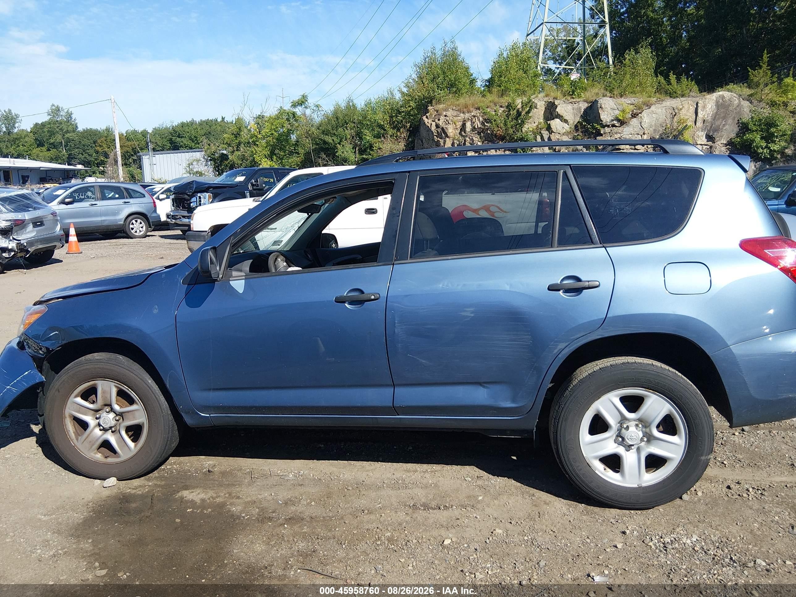 2010 Toyota Rav4   Blue vin: 2T3BF4DV7AW060326