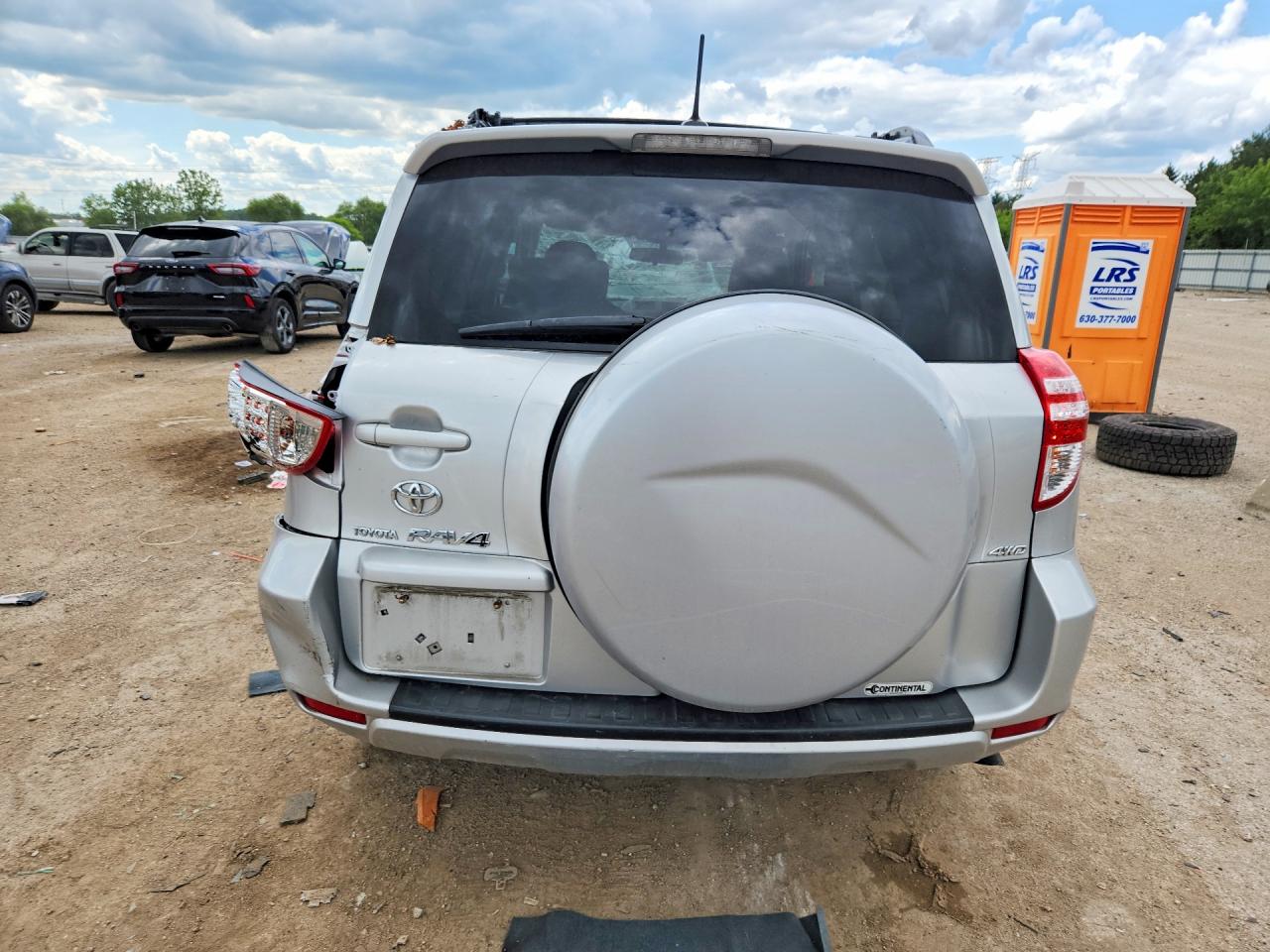 2010 Toyota Rav4 Base Silver vin: 2T3BF4DV7AW068183