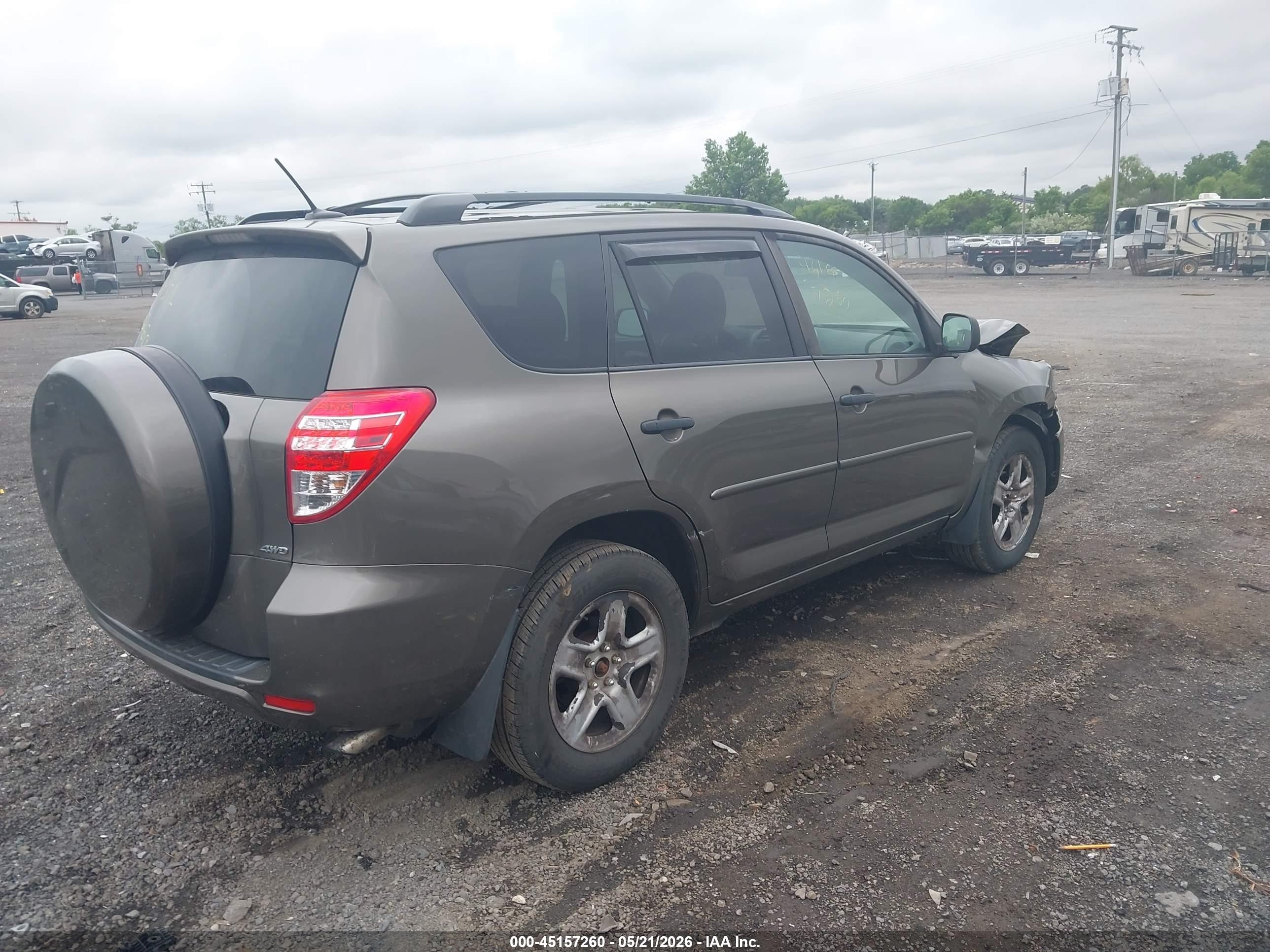 2011 Toyota Rav4   Brown vin: 2T3BF4DV7BW087303