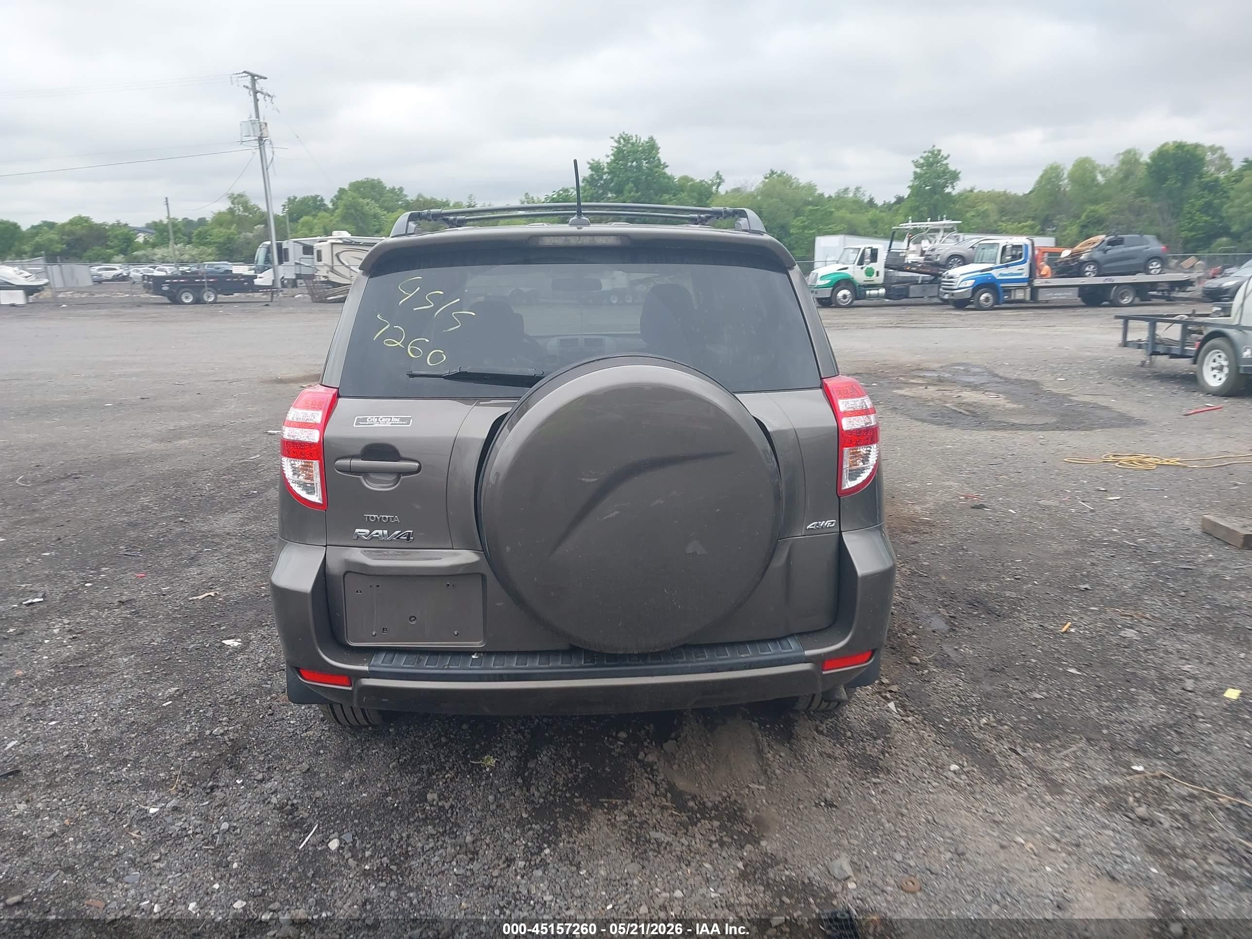 2011 Toyota Rav4   Brown vin: 2T3BF4DV7BW087303