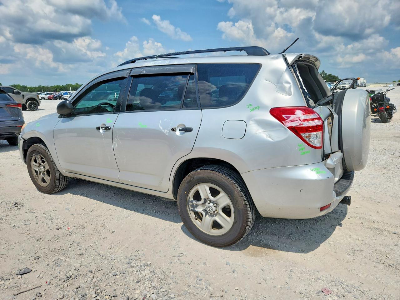 2011 Toyota Rav4 Base Silver vin: 2T3BF4DV7BW093182
