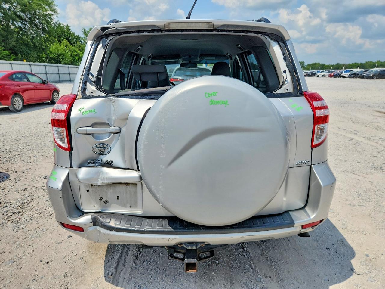 2011 Toyota Rav4 Base Silver vin: 2T3BF4DV7BW093182