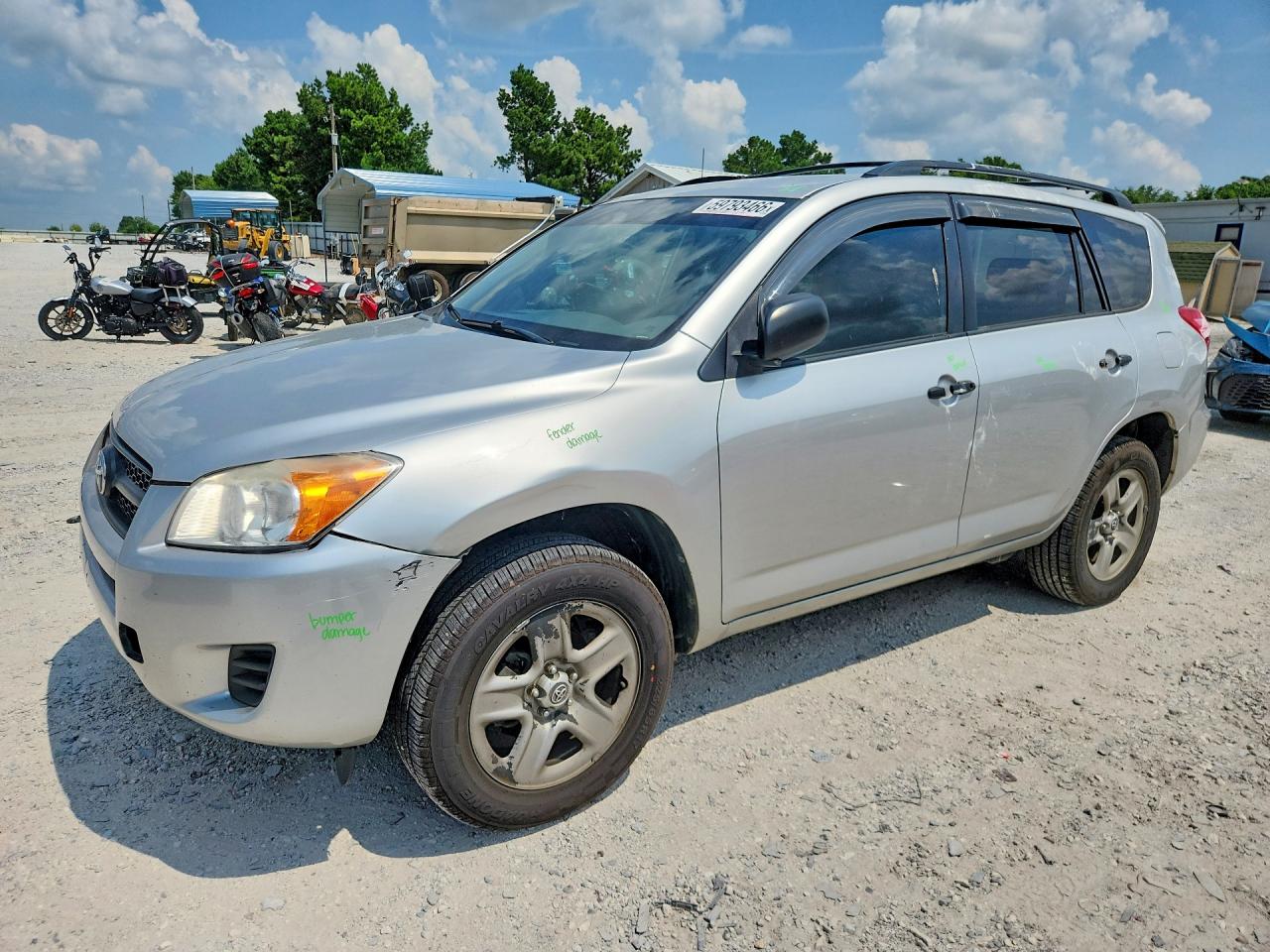 2011 Toyota Rav4 Base Silver vin: 2T3BF4DV7BW093182
