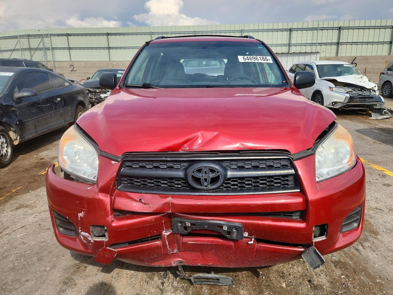 2011 Toyota Rav4 Base Red vin: 2T3BF4DV7BW098916