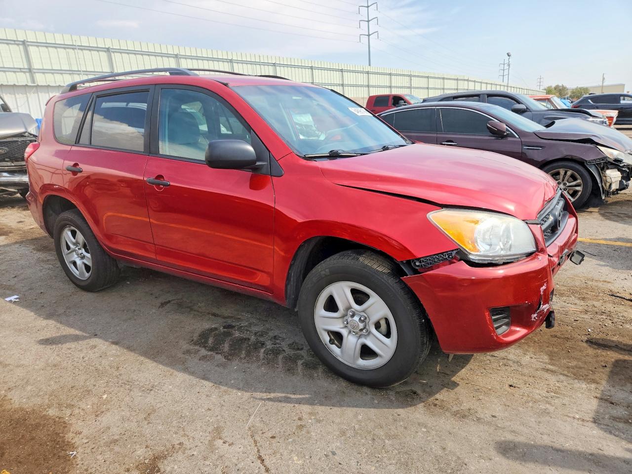 2011 Toyota Rav4 Base Red vin: 2T3BF4DV7BW098916