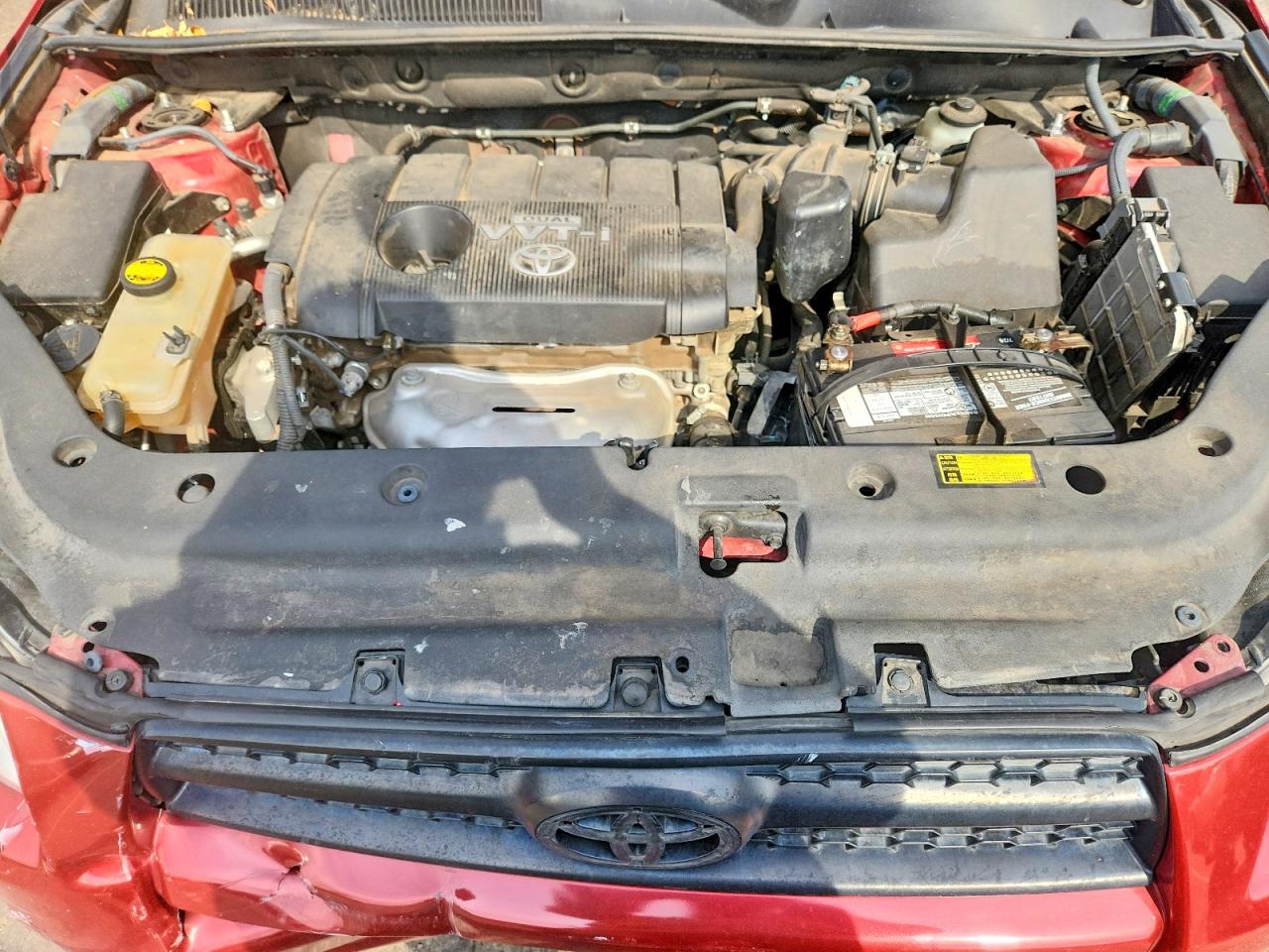 2011 Toyota Rav4 Base Red vin: 2T3BF4DV7BW098916