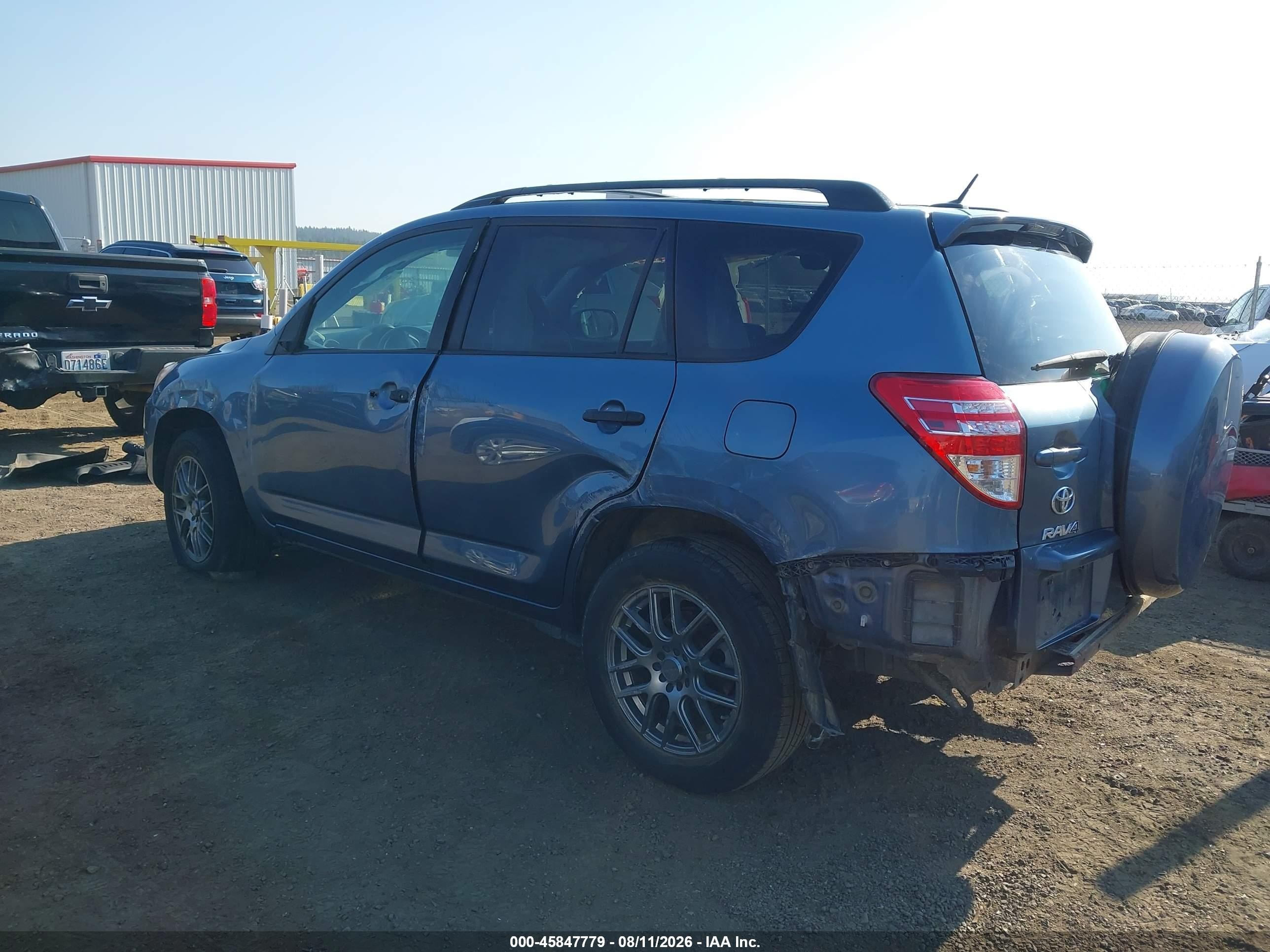 2011 Toyota Rav4   Light Blue vin: 2T3BF4DV7BW115827