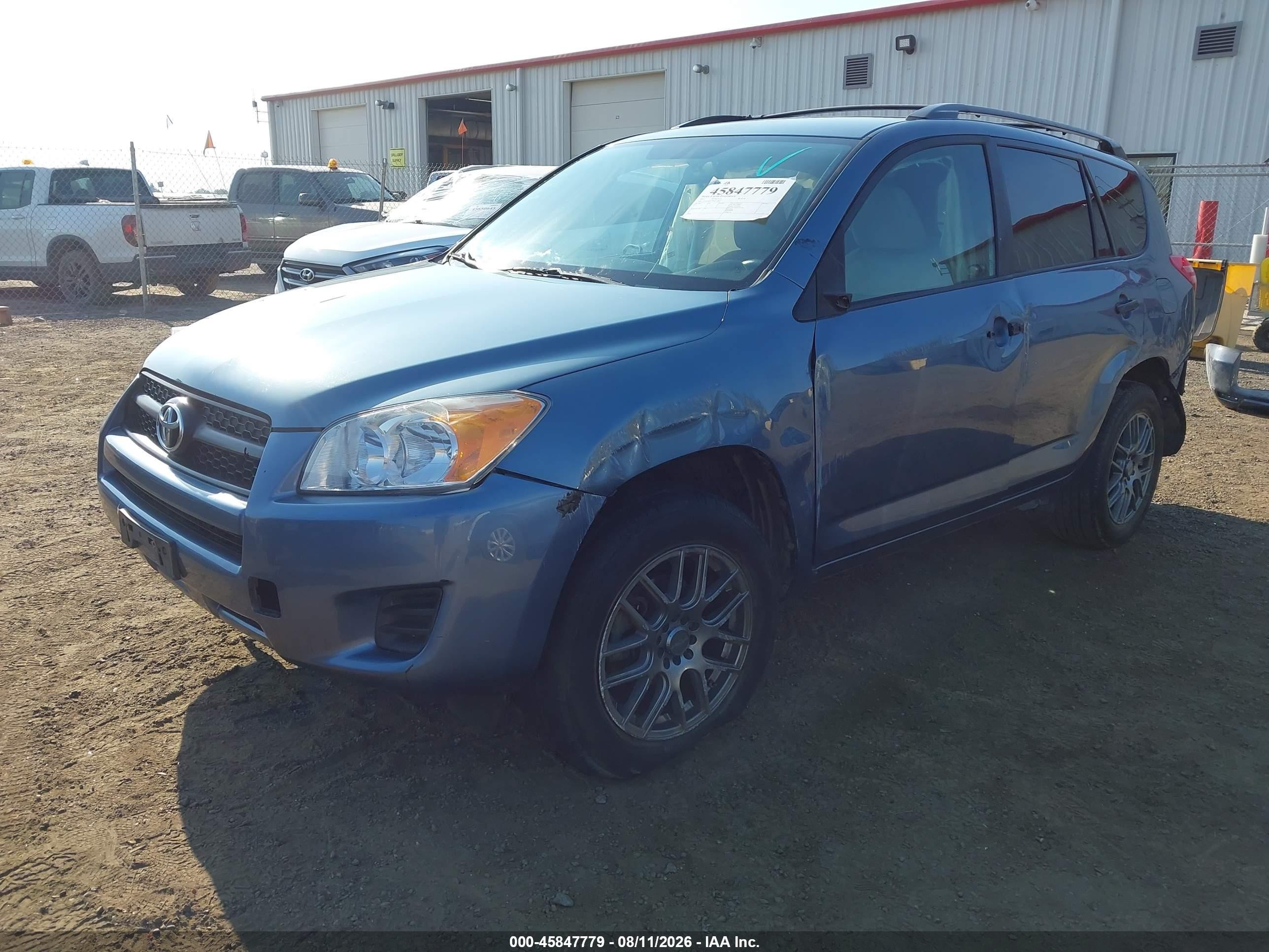 2011 Toyota Rav4   Light Blue vin: 2T3BF4DV7BW115827