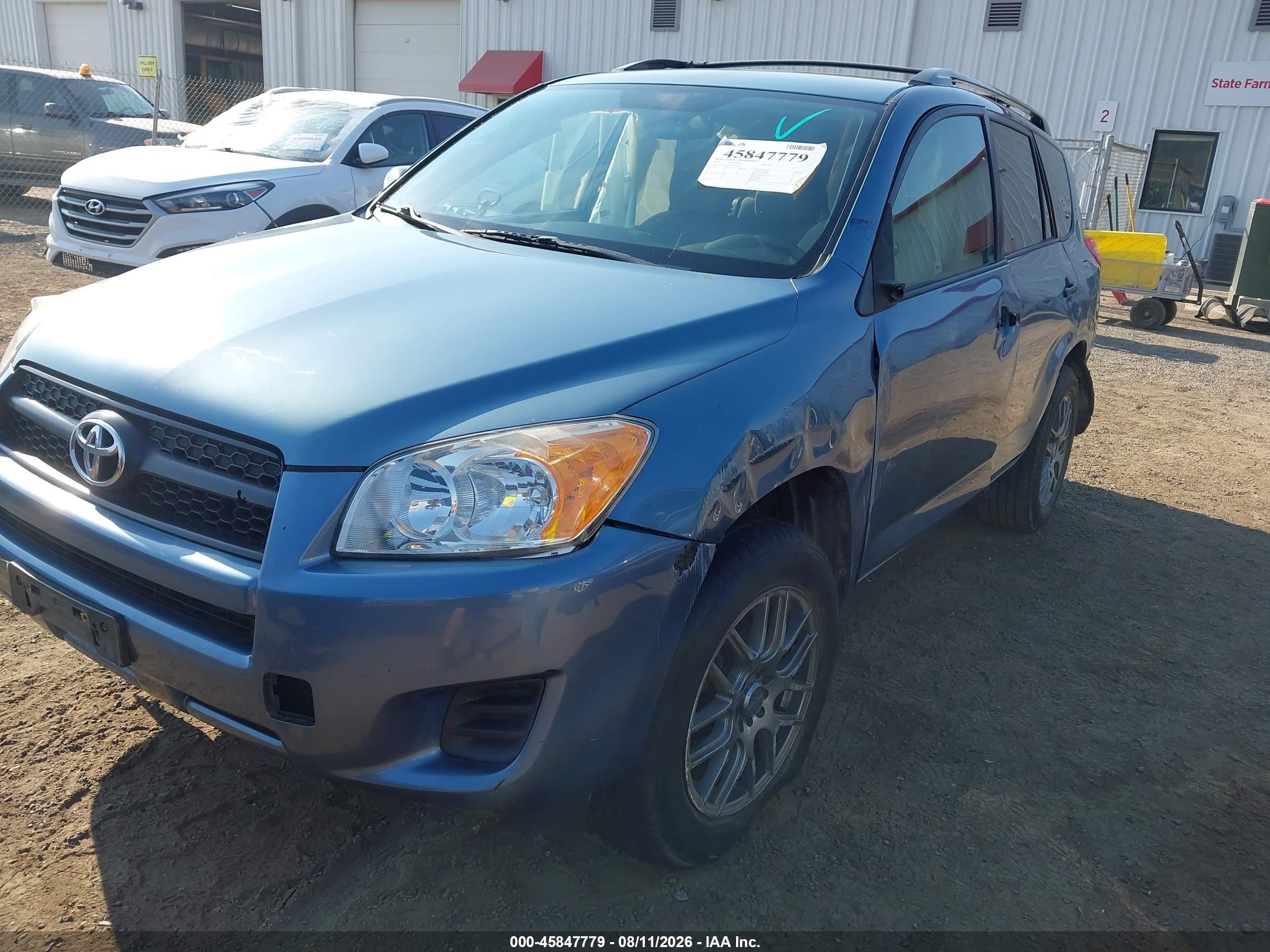 2011 Toyota Rav4   Light Blue vin: 2T3BF4DV7BW115827