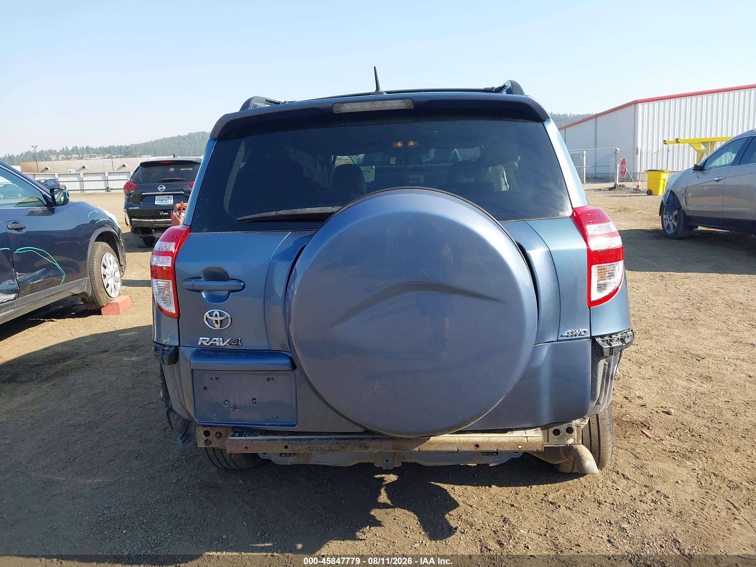 2011 Toyota Rav4   Light Blue vin: 2T3BF4DV7BW115827