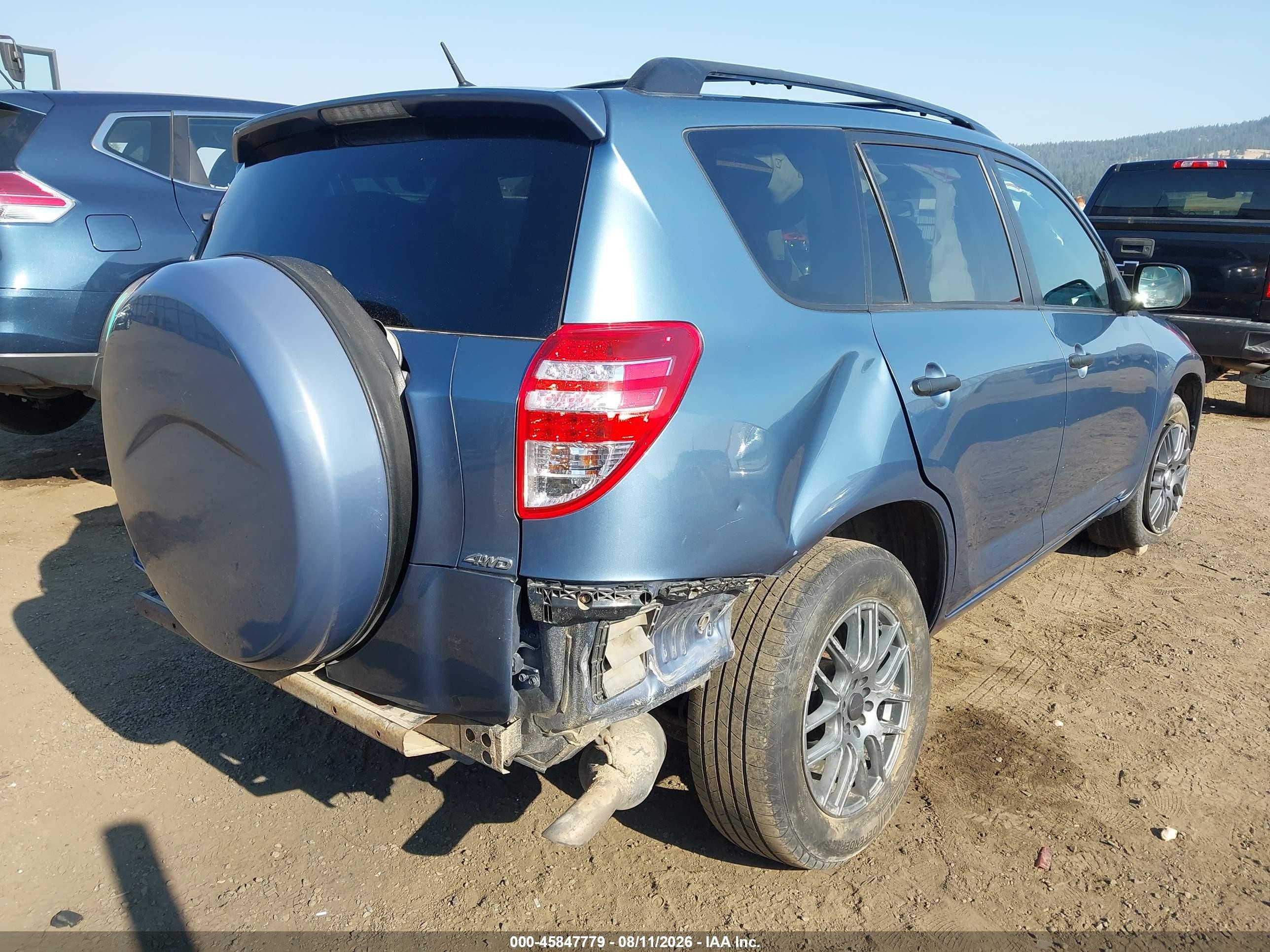 2011 Toyota Rav4   Light Blue vin: 2T3BF4DV7BW115827