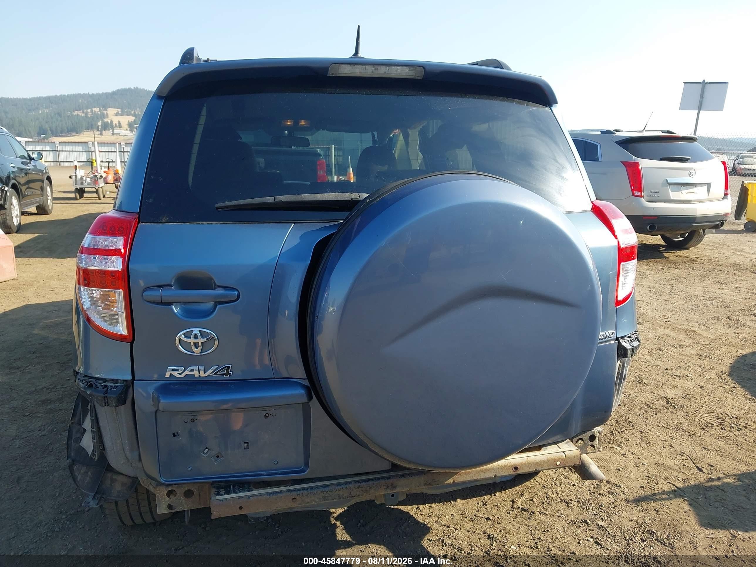 2011 Toyota Rav4   Light Blue vin: 2T3BF4DV7BW115827