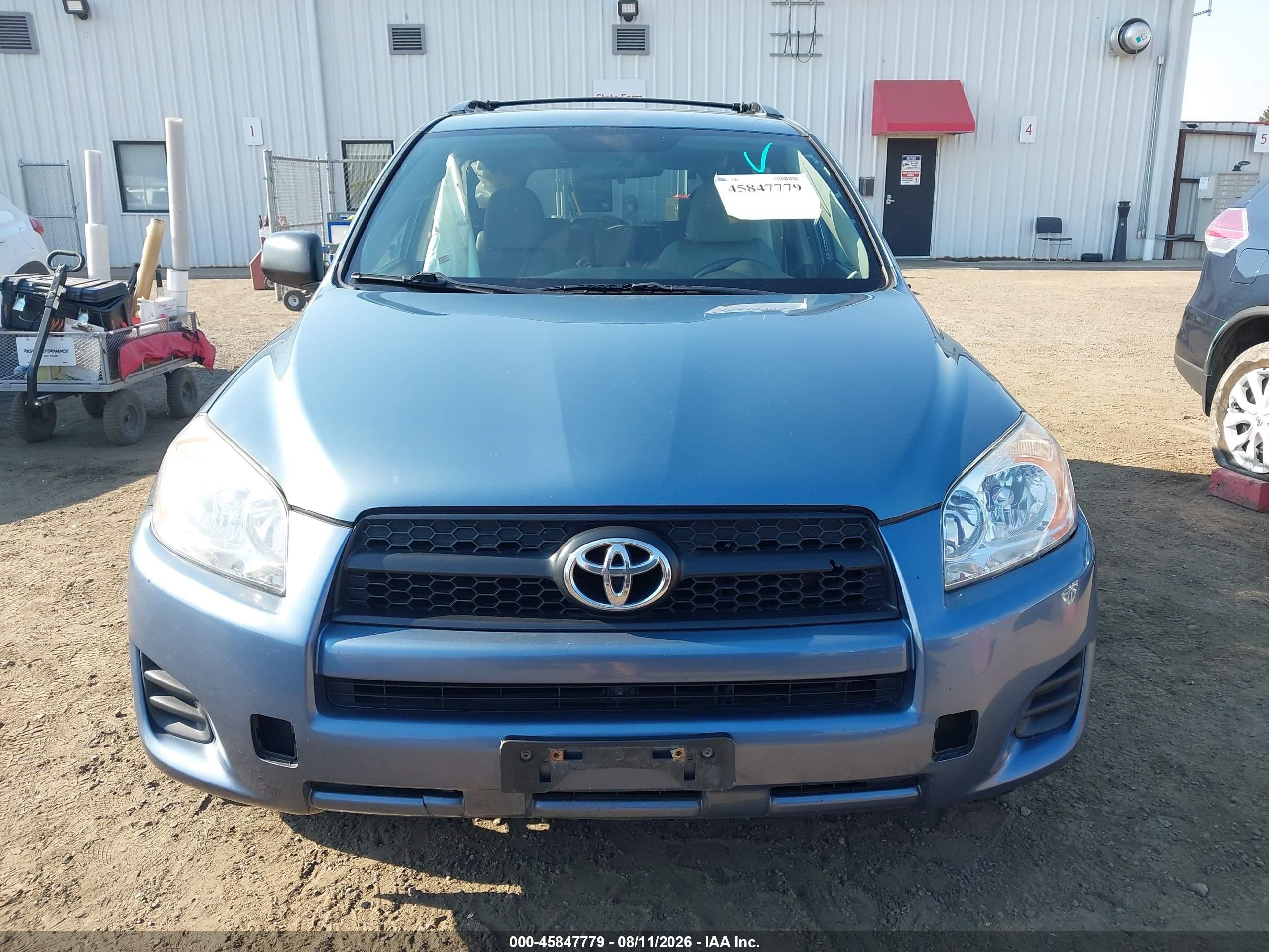 2011 Toyota Rav4   Light Blue vin: 2T3BF4DV7BW115827