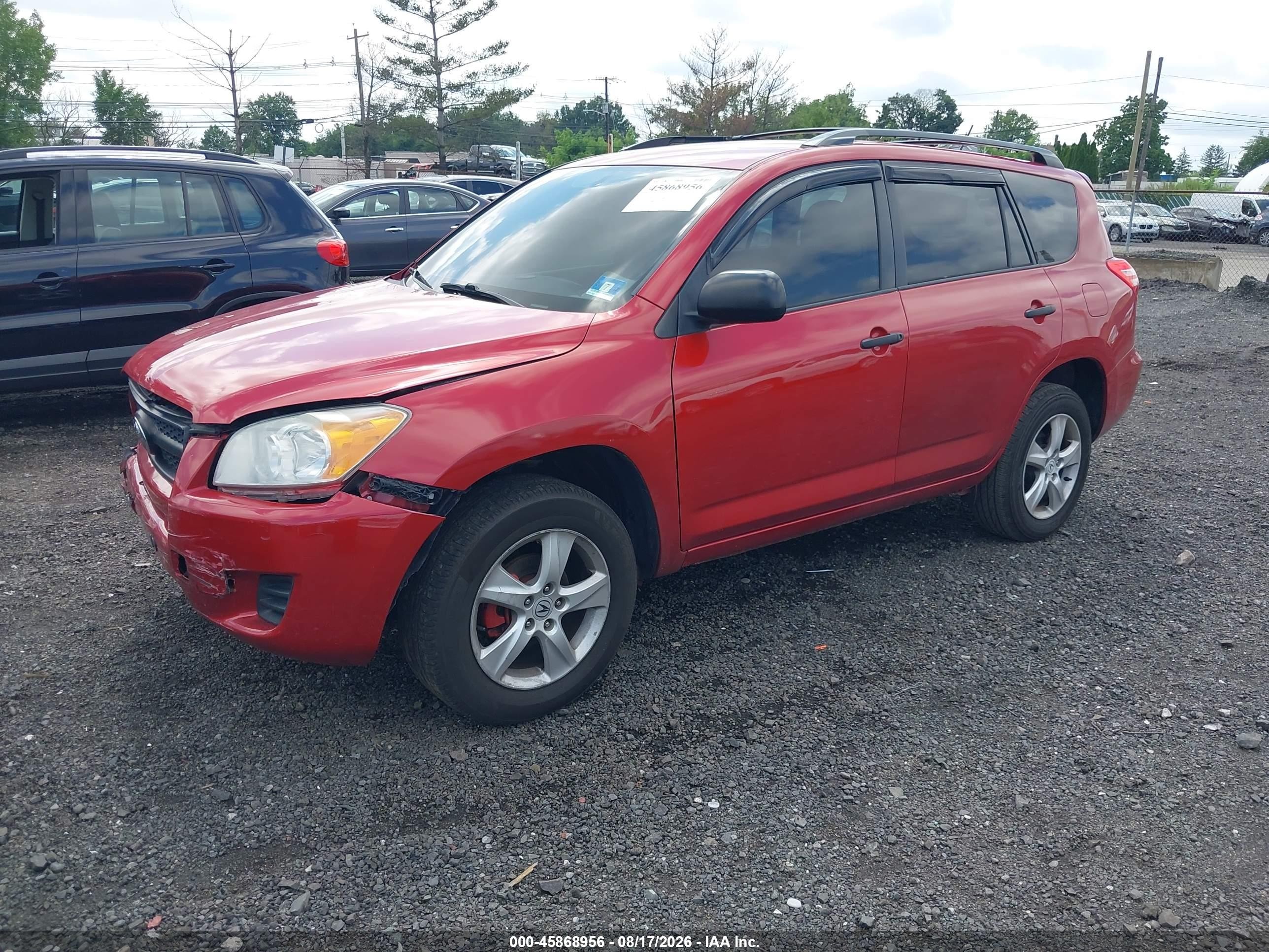 2011 Toyota Rav4 Red vin: 2T3BF4DV7BW138363