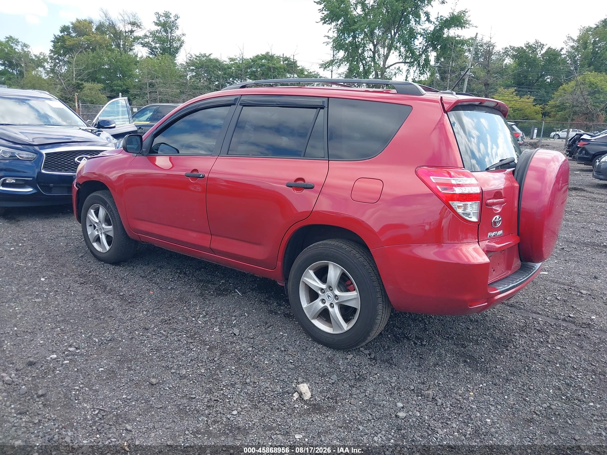 2011 Toyota Rav4 Red vin: 2T3BF4DV7BW138363
