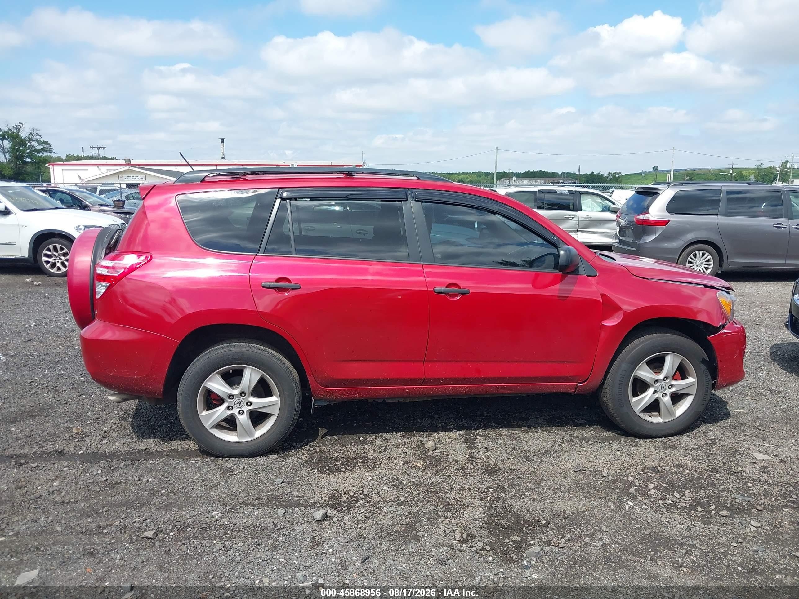 2011 Toyota Rav4 Red vin: 2T3BF4DV7BW138363