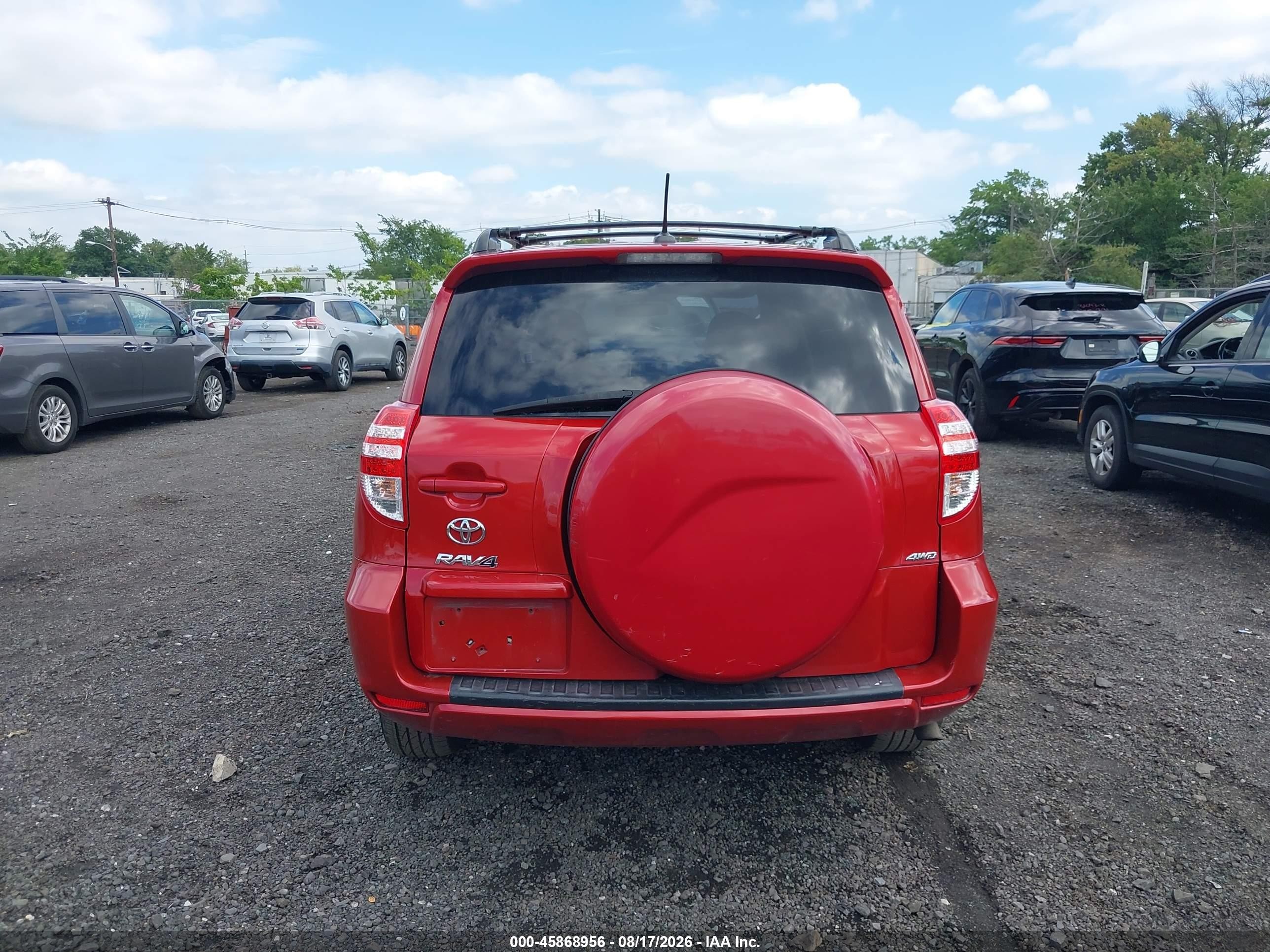 2011 Toyota Rav4 Red vin: 2T3BF4DV7BW138363