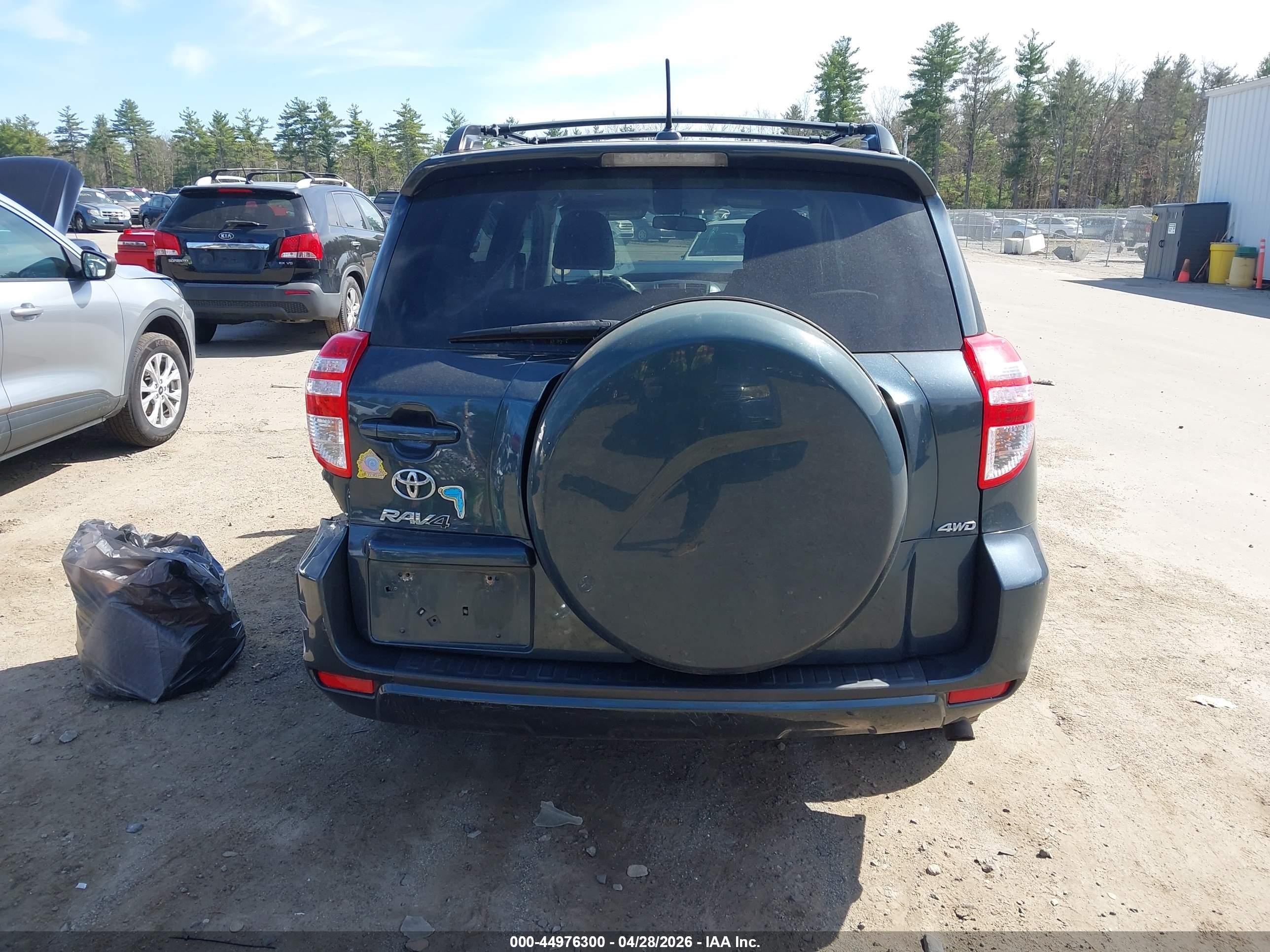2012 Toyota Rav4   Black vin: 2T3BF4DV7CW183370