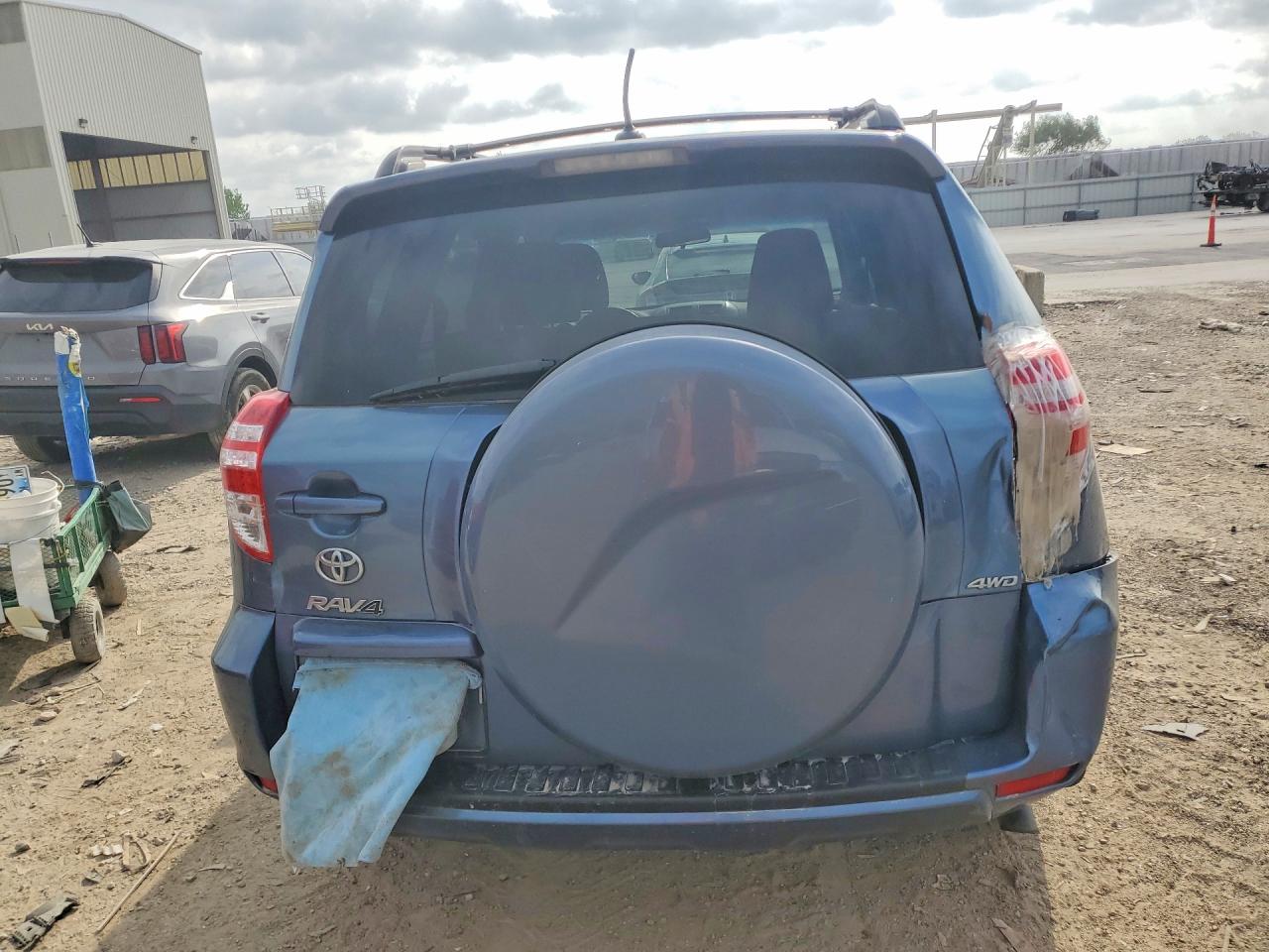2012 Toyota Rav4 Base Blue vin: 2T3BF4DV7CW190576
