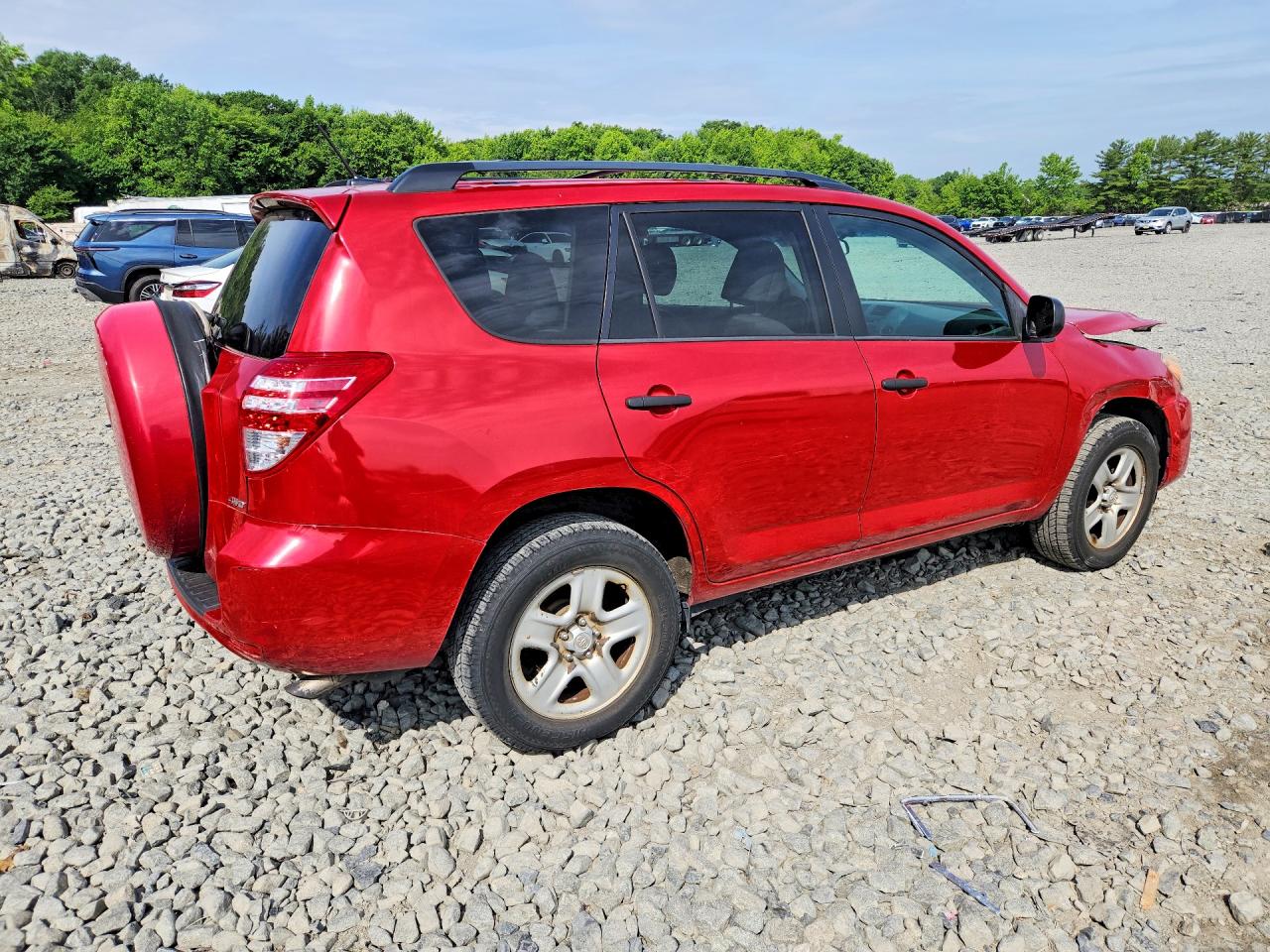 2012 Toyota Rav4 Base Red vin: 2T3BF4DV7CW203102