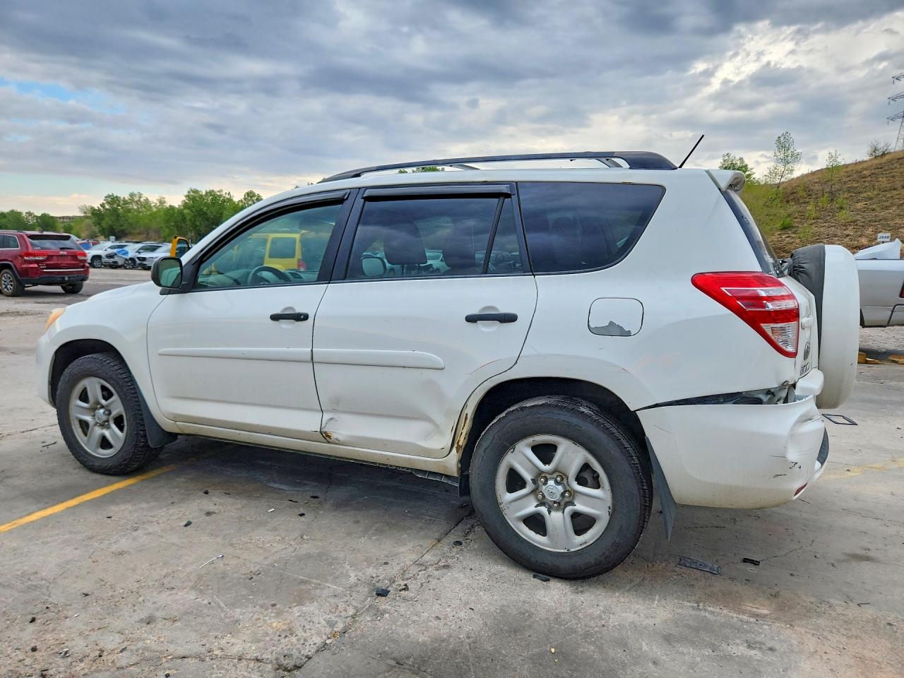 2012 Toyota Rav4 Base Белый vin: 2T3BF4DV7CW210390