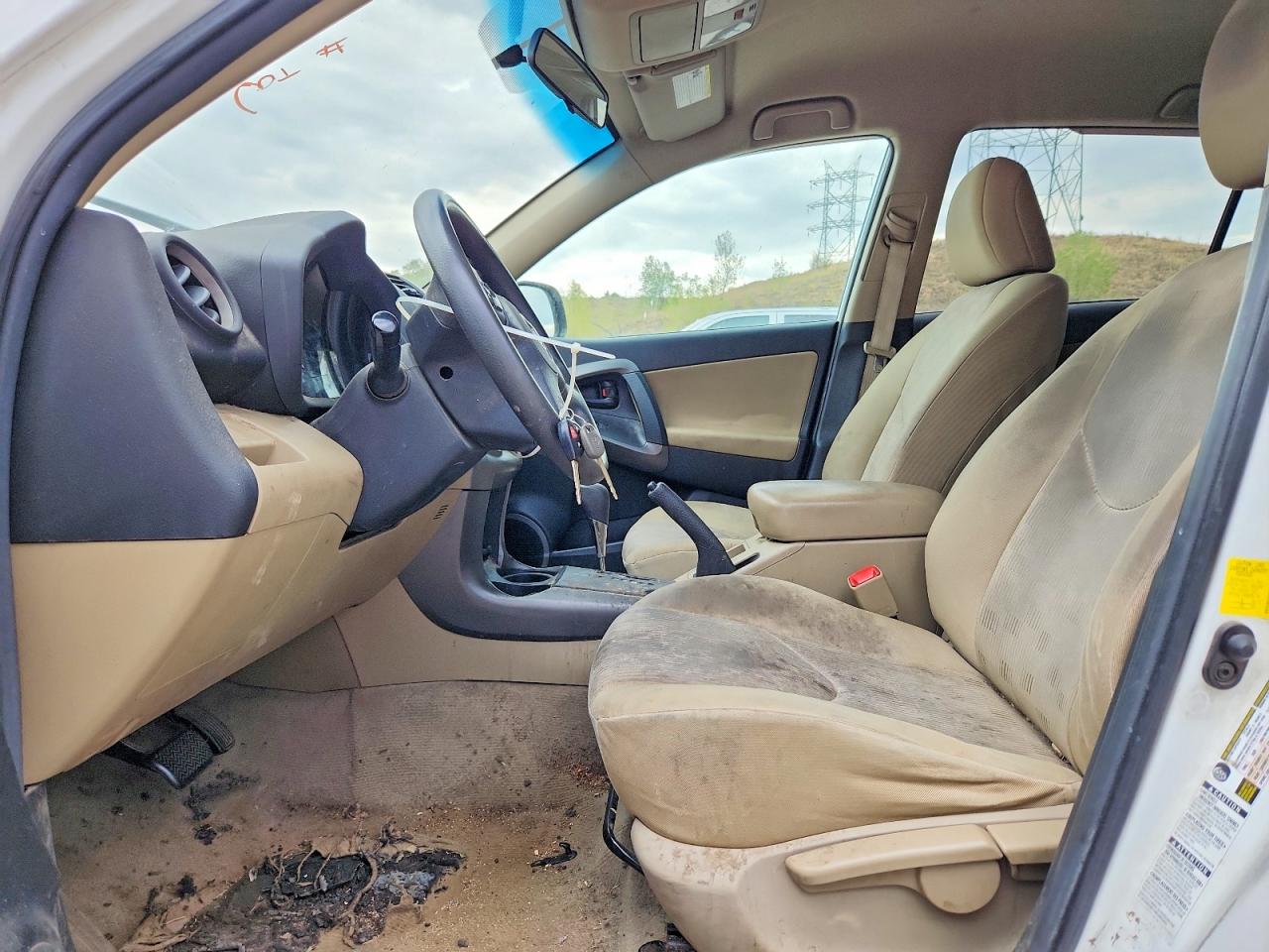 2012 Toyota Rav4 Base Белый vin: 2T3BF4DV7CW210390