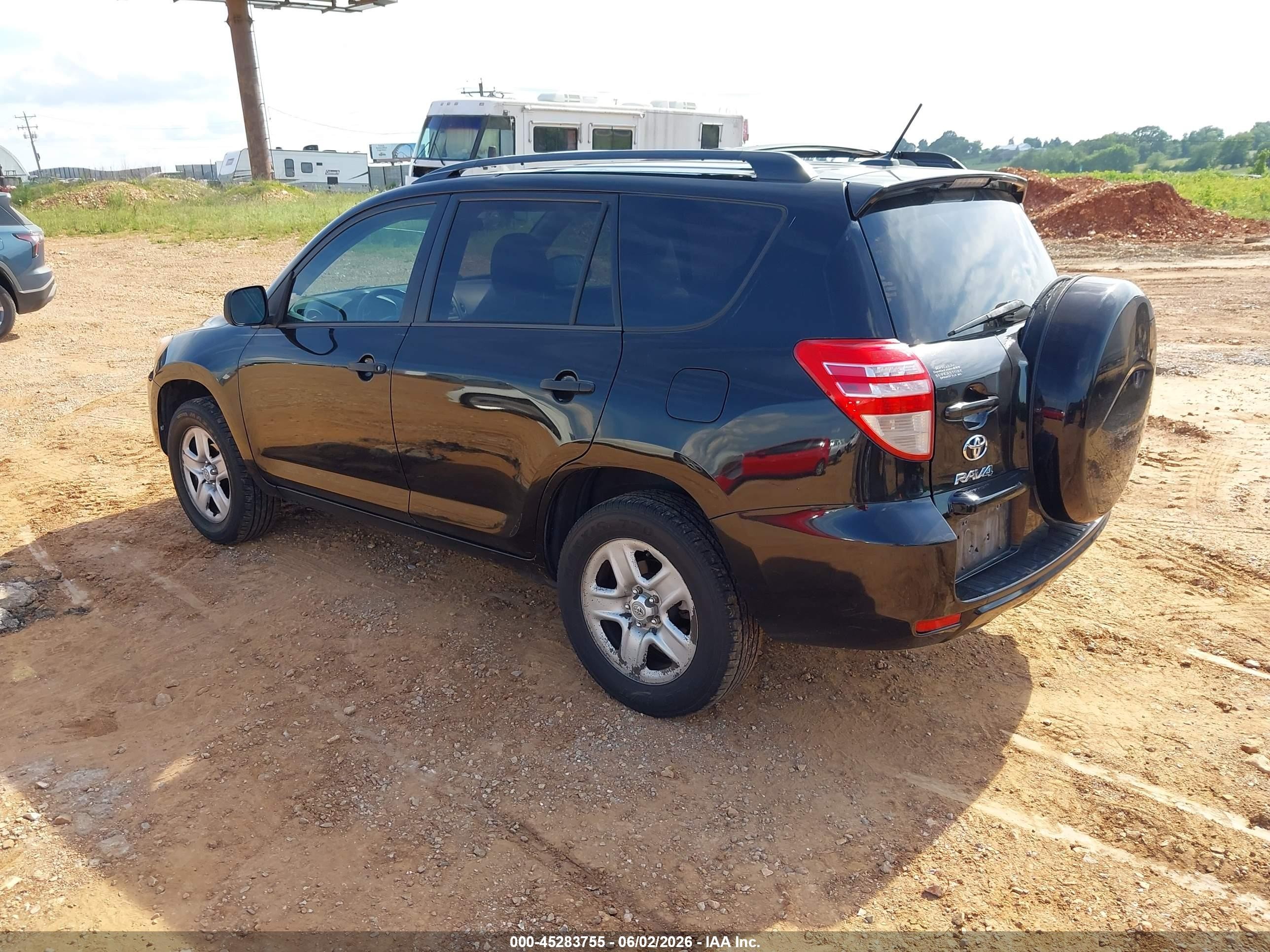 2012 Toyota Rav4 Black vin: 2T3BF4DV7CW216965