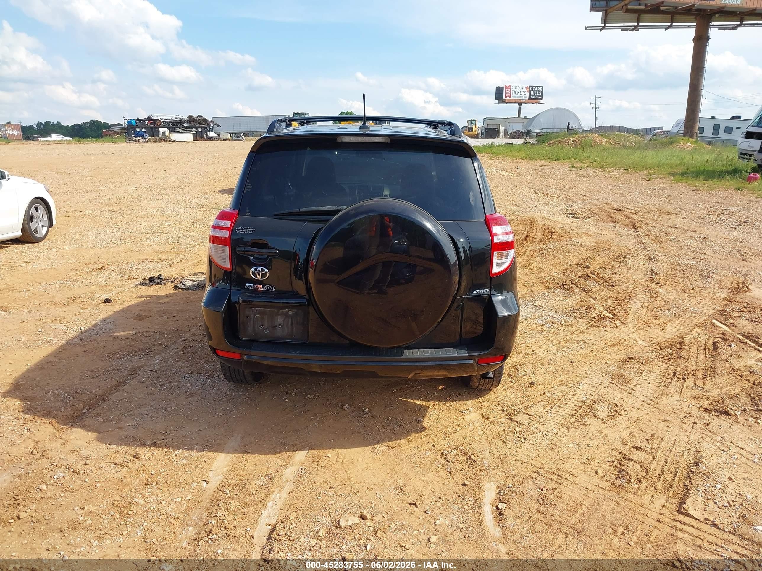 2012 Toyota Rav4 Black vin: 2T3BF4DV7CW216965