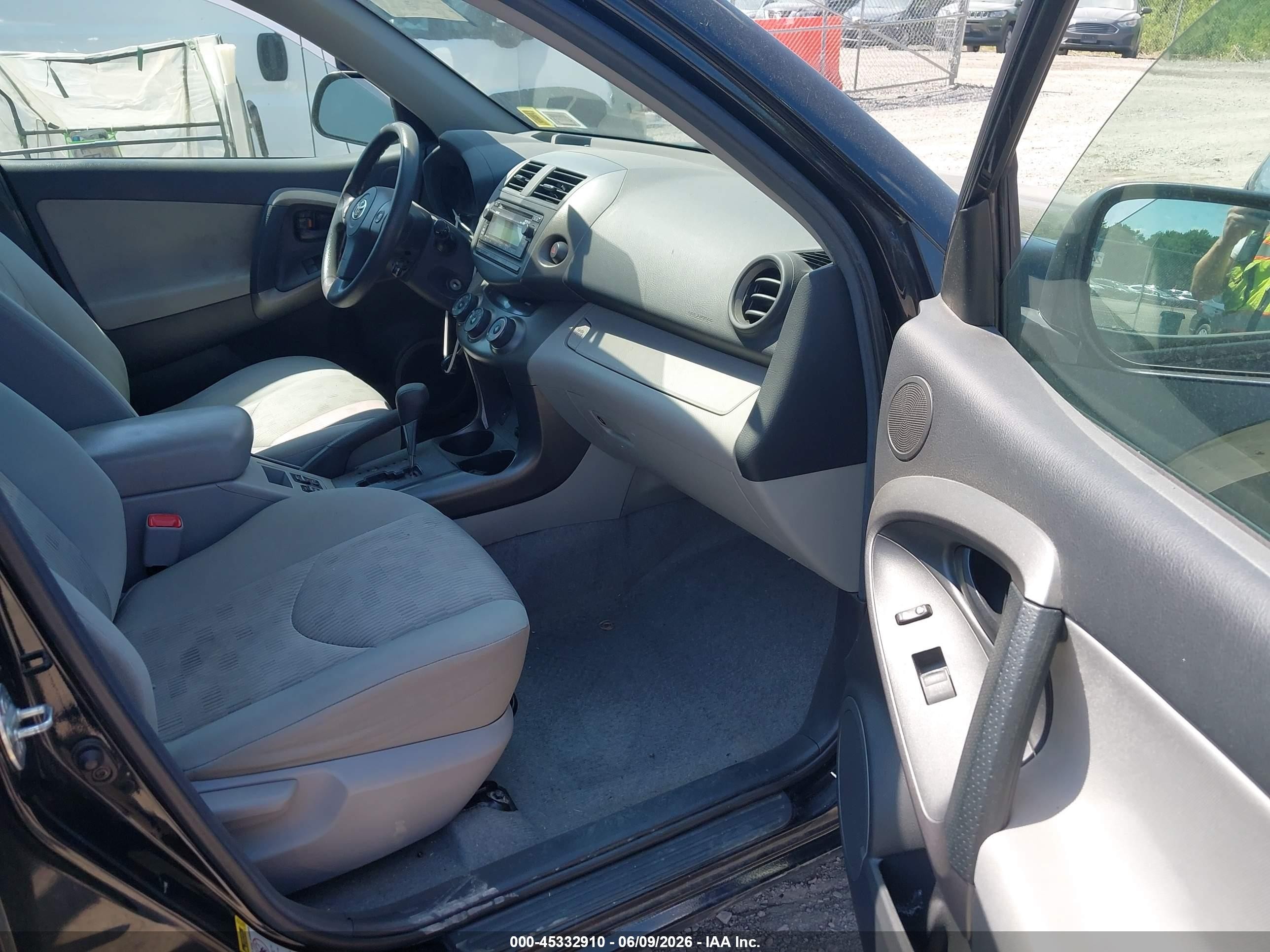 2012 Toyota Rav4   Black vin: 2T3BF4DV7CW218411